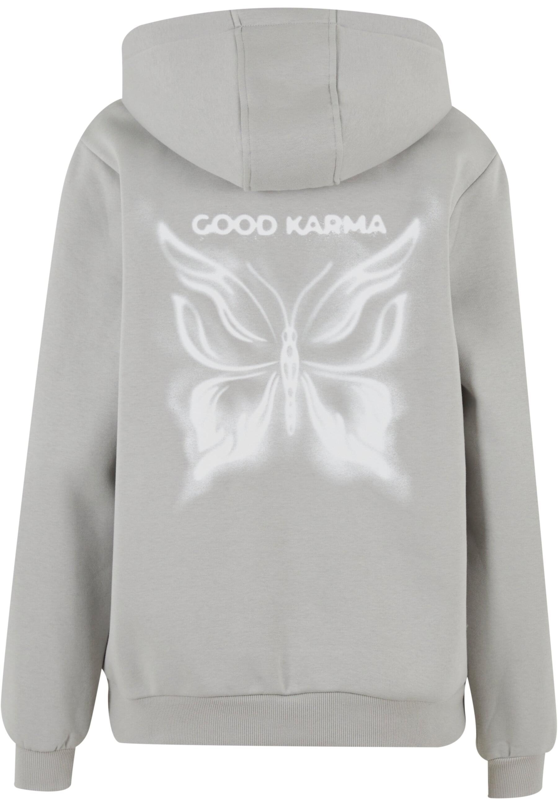 Miss Tee Kapuzenpullover "Miss Tee Karma Butterfly Ladies Fluffy Hoody" 1 S günstig online kaufen