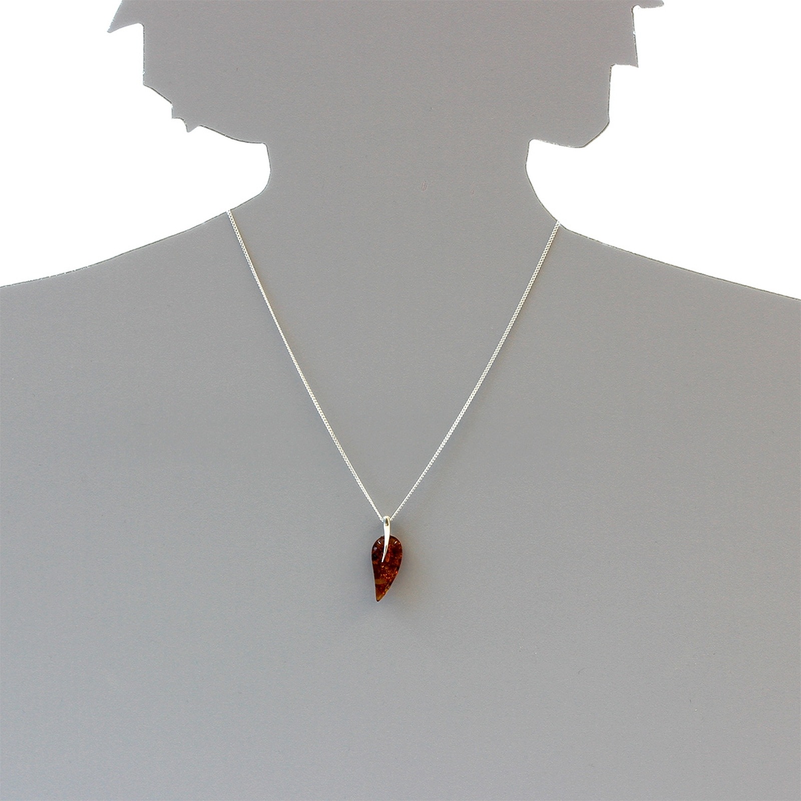 OSTSEE-SCHMUCK Kette mit Anhänger »Ostsee-Schmuck Kette mit Anhänger Lotti Kette mit Anhänger Lotti«, (2 tlg.)