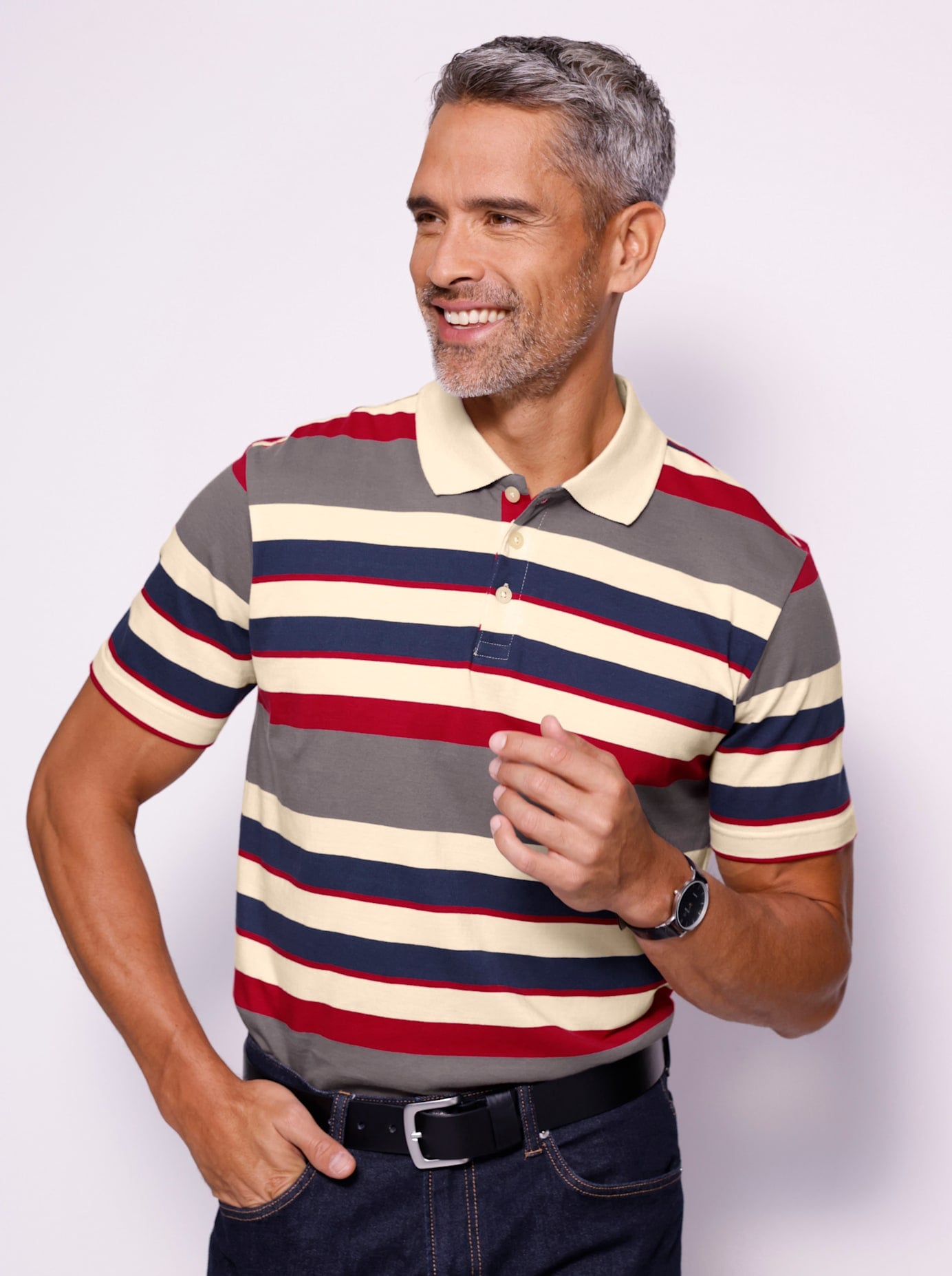 Classic Poloshirt "Kurzarm-Poloshirt", 1 tlg. günstig online kaufen