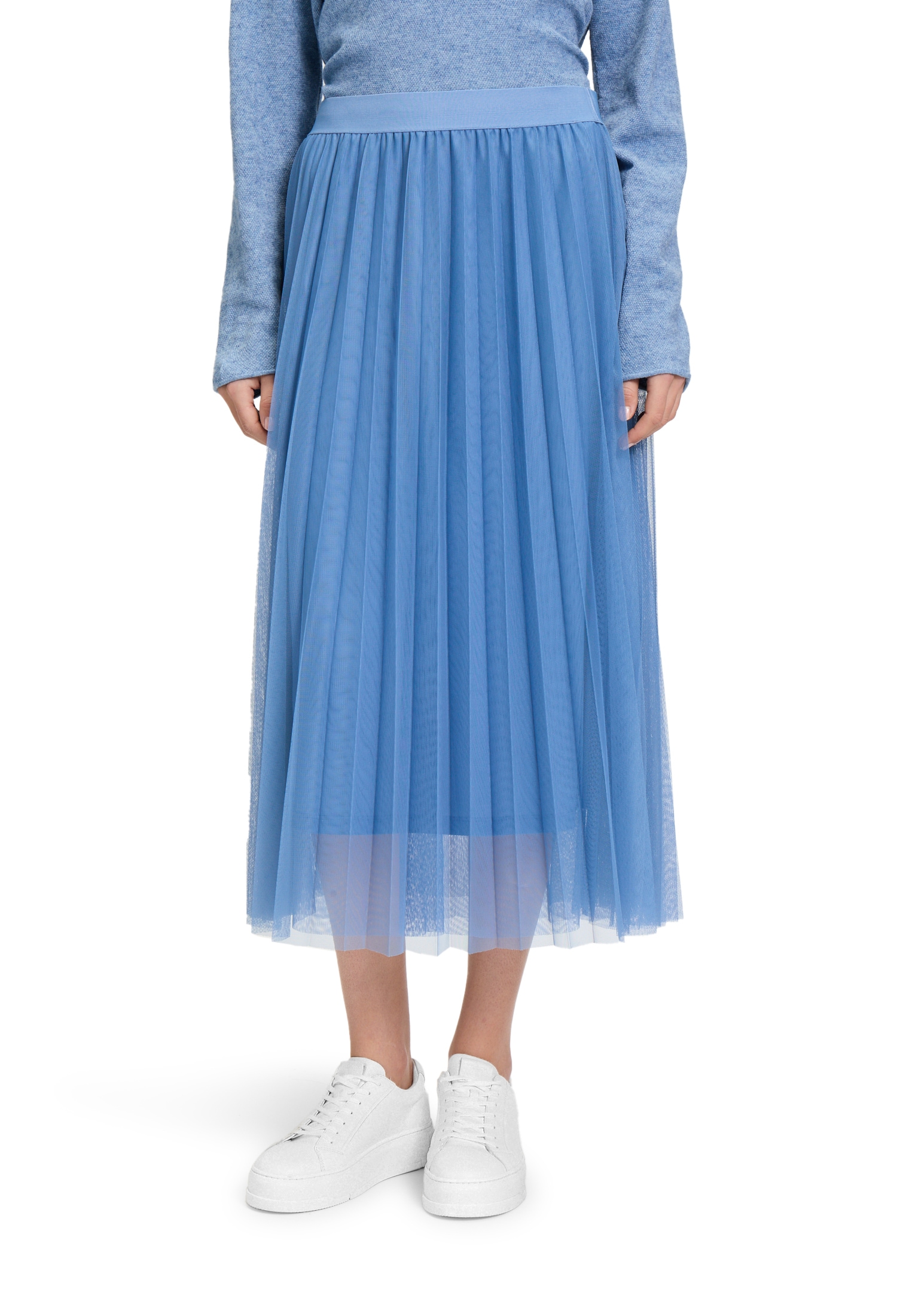 Betty&Co Midirock "Damen mit Plissee", Plissee günstig online kaufen