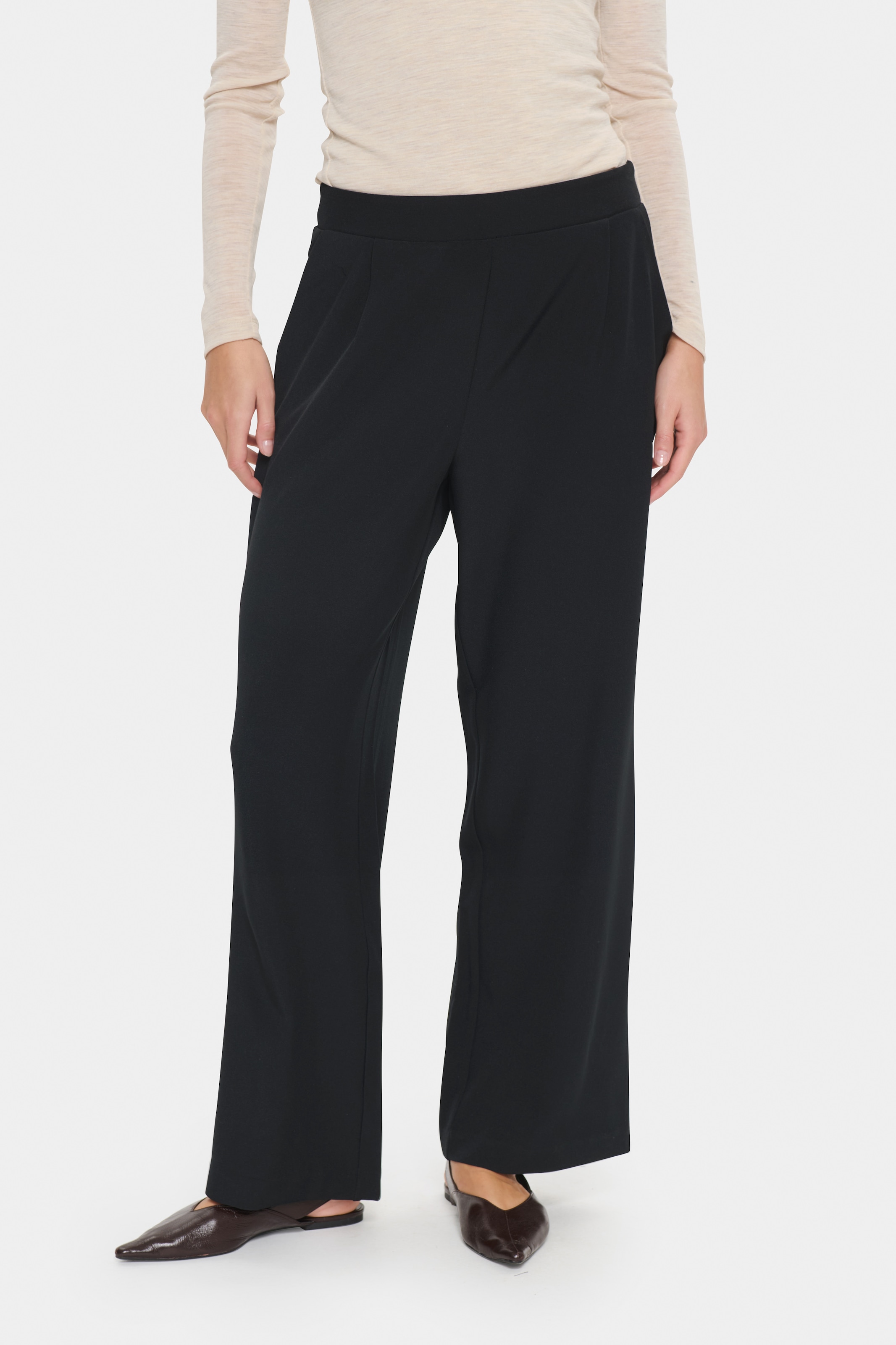 Saint Tropez Anzughose "CelestSZ Wide Leg Pants" Schlupfhose mit Gummizug günstig online kaufen