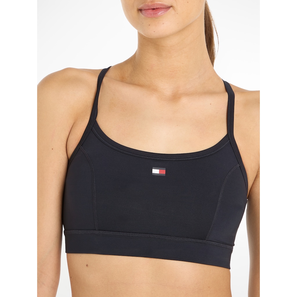 Tommy Hilfiger Sport Sport-Bustier »ESSENTIALS FLAG LOW INT BRA«, mit Trägern für leichten Halt