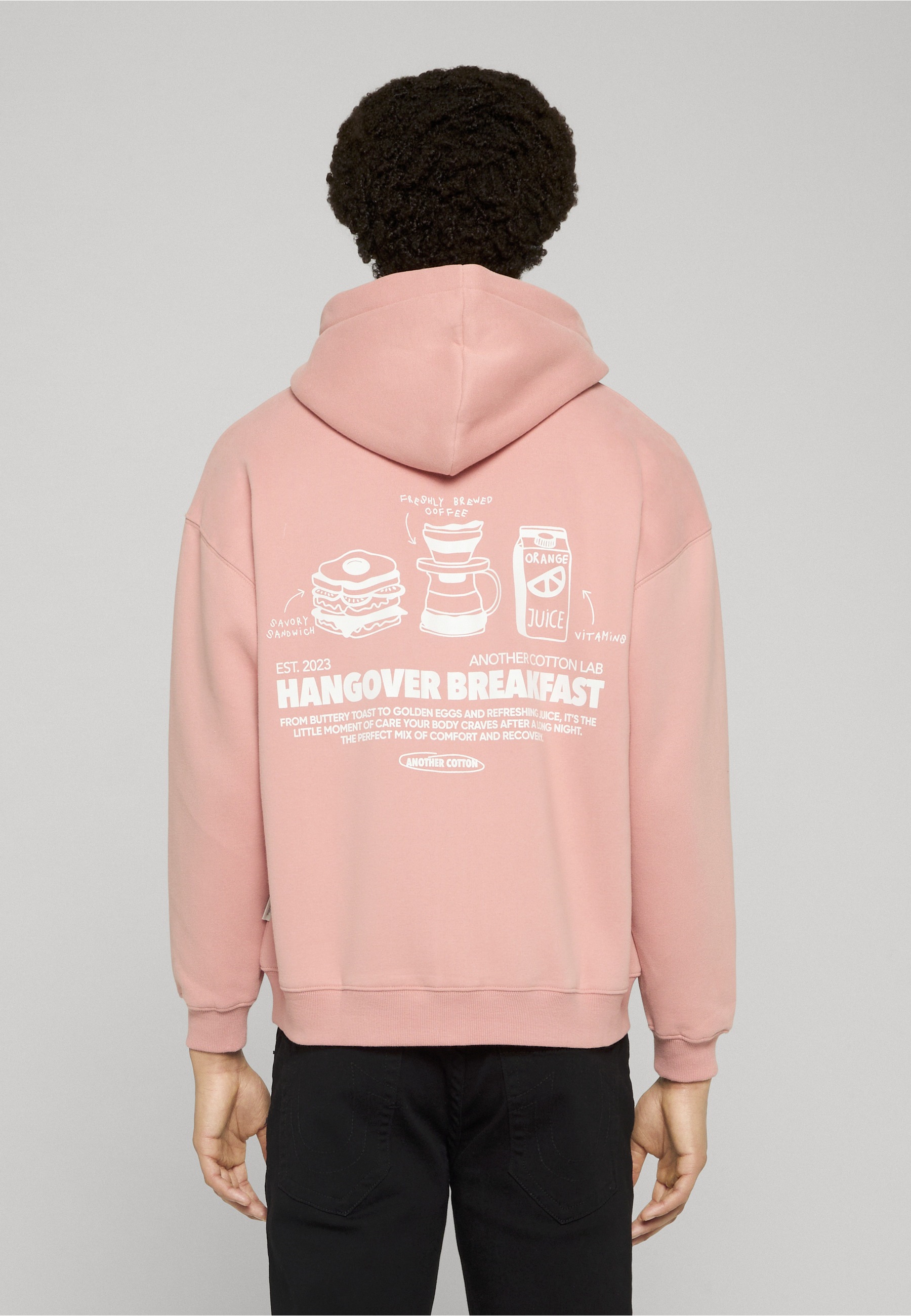 Another Cotton Lab Neopren-Hoodie »Another Cotton Lab Hangover Breakfast Zip Hoodie« 1