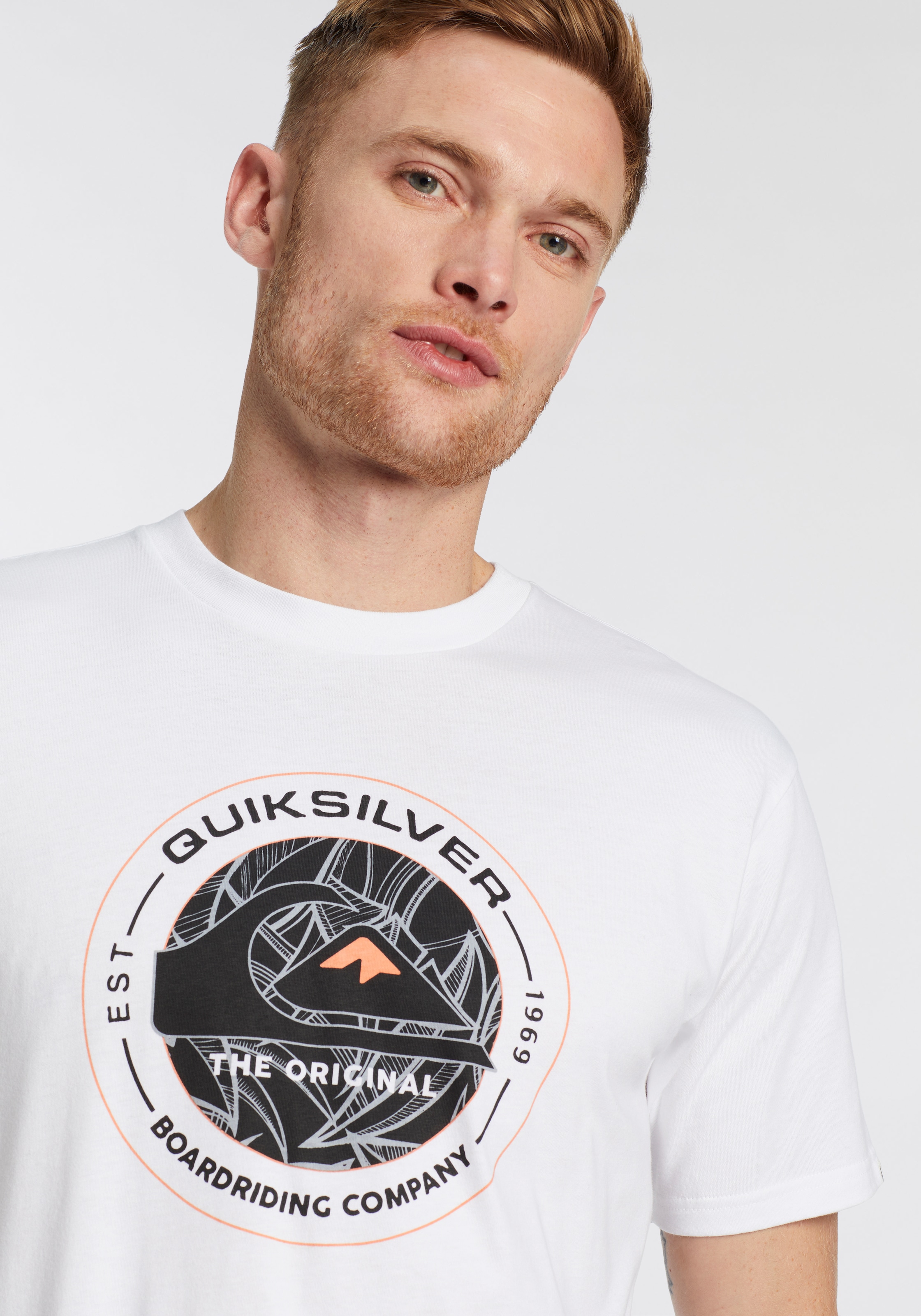 Quiksilver T-Shirt »FLYING DISC UNDERTO SHORT SLEEVE PACK YM«, (2 tlg.), Doppelpack T-Shirt mit Print