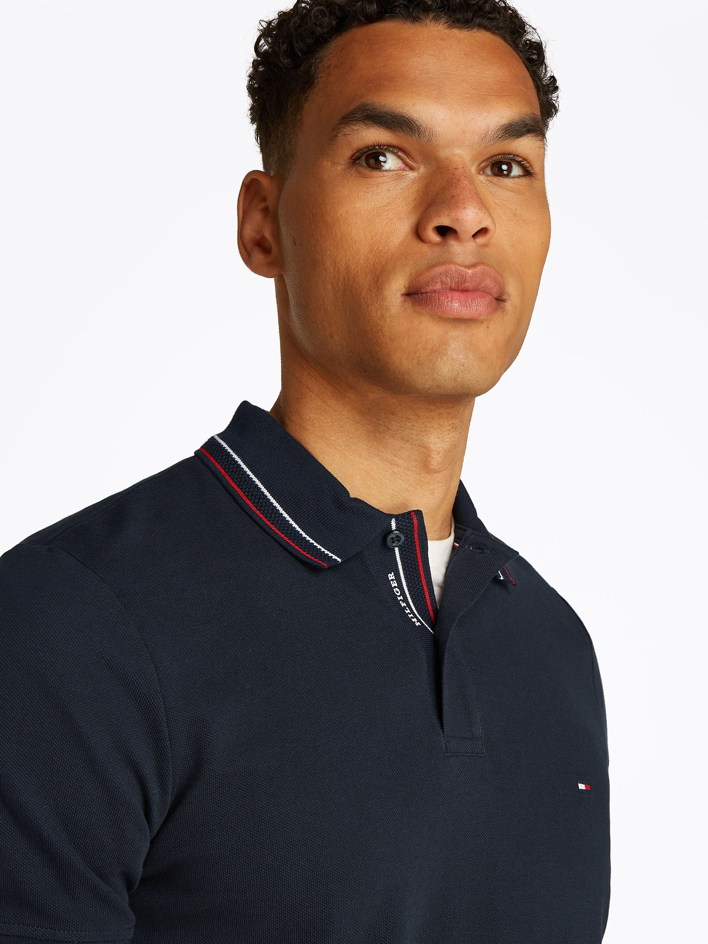 Tommy Hilfiger Poloshirt "PLACKET INTEREST REG POLO" günstig online kaufen