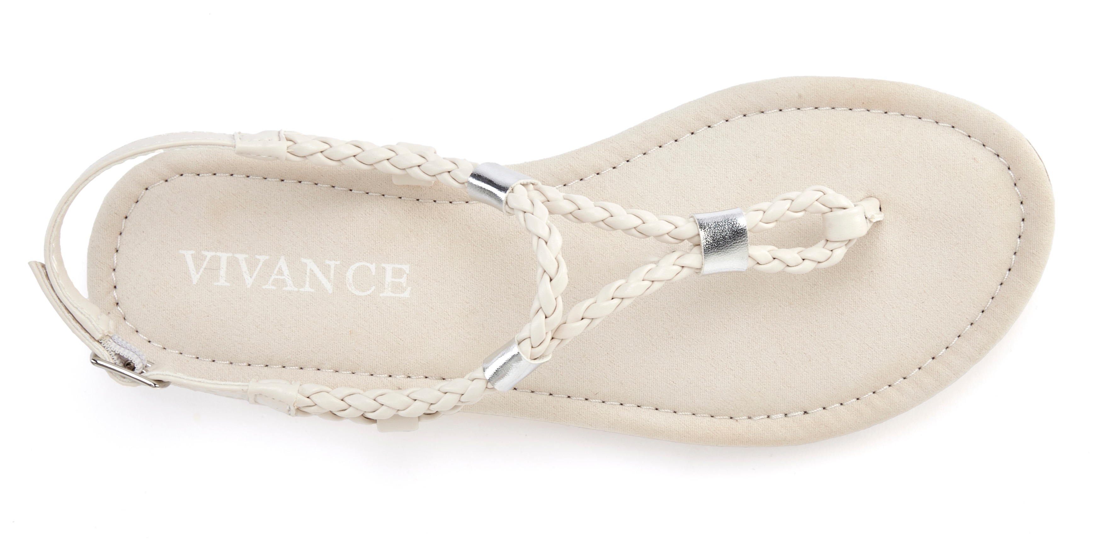 Thumbnail - Vivance Sandale "Sommerschuh", Zehentrenner, Sommerschuh, Sandalette mit raffinierten Riemchen
