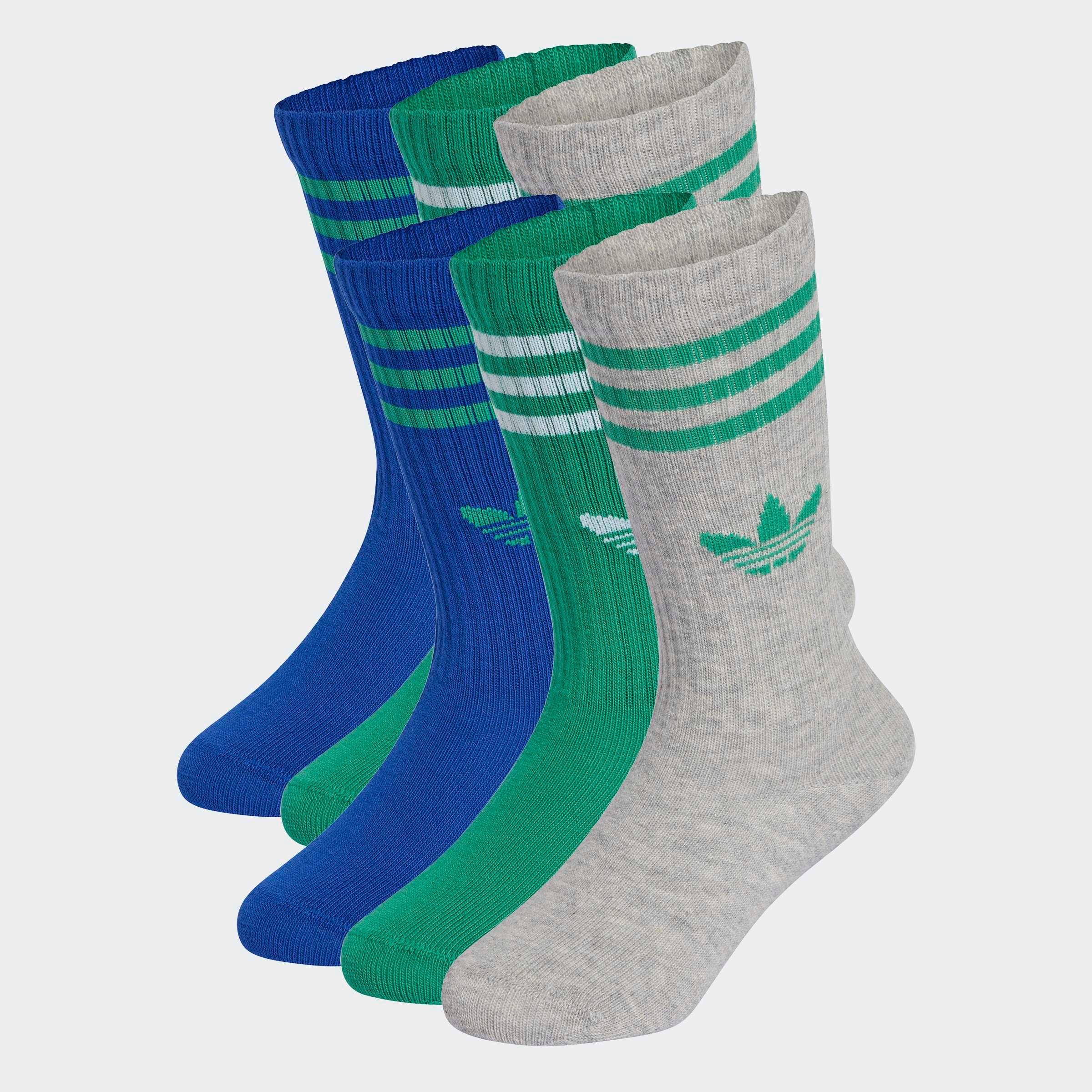 "adidas Originals ""3-STREIFEN KIDS CREW 6 PARA"" 6 Paar tlg."
