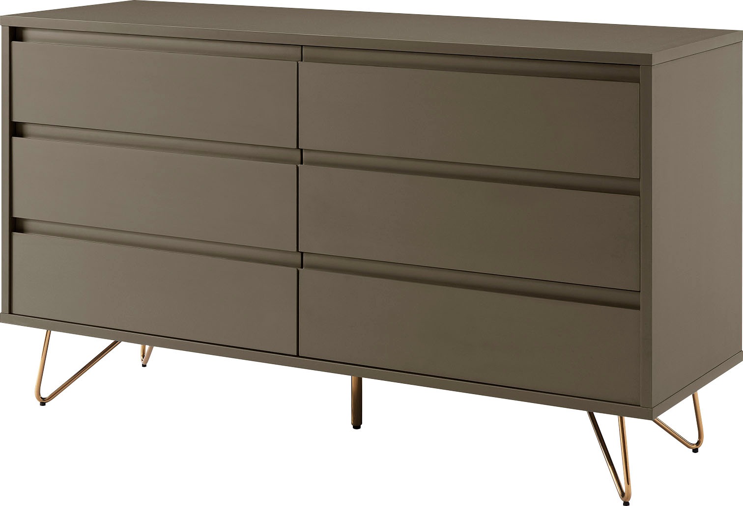 SalesFever Kommode "Bolton Design Sideboard mit Stauraum", Haarnadelbeine a günstig online kaufen