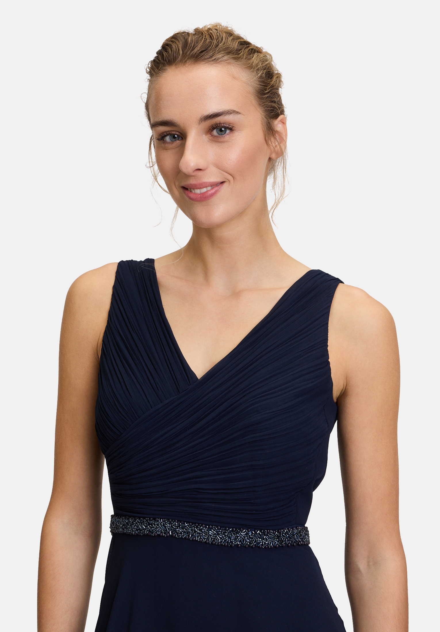 Vera Mont Abendkleid »Vera Mont Abendkleid mit Plissee«, Dekoelemente