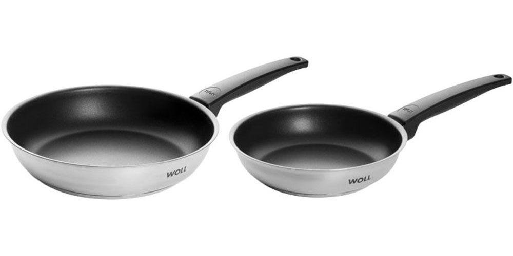 WOLL Pfannen-Set "Concept", Ø 28cm + Höhe 5cmsilberfarben, Pfannen, Antihaftversiegelung