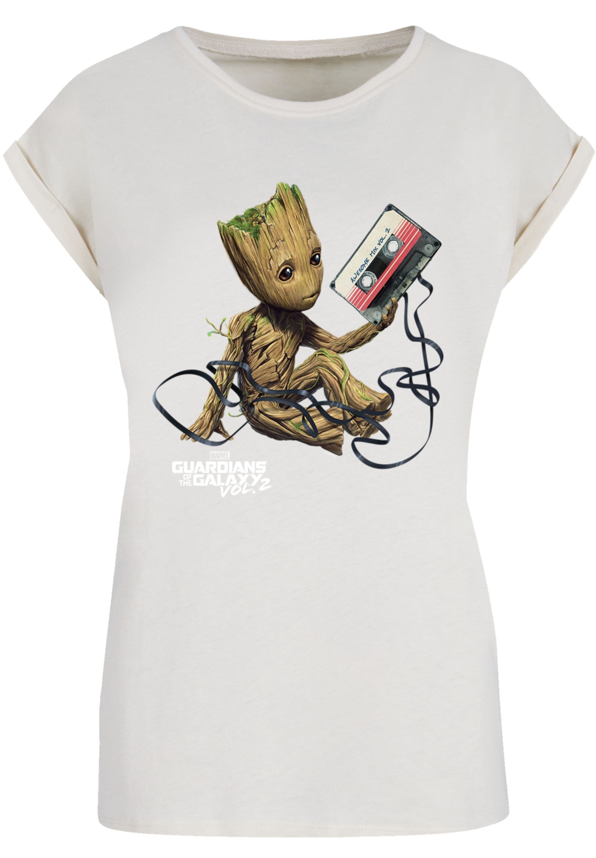 F4NT4STIC T-Shirt »Marvel Guardians Of The Galaxy Vol2 Groot Tape« Premium Qualität