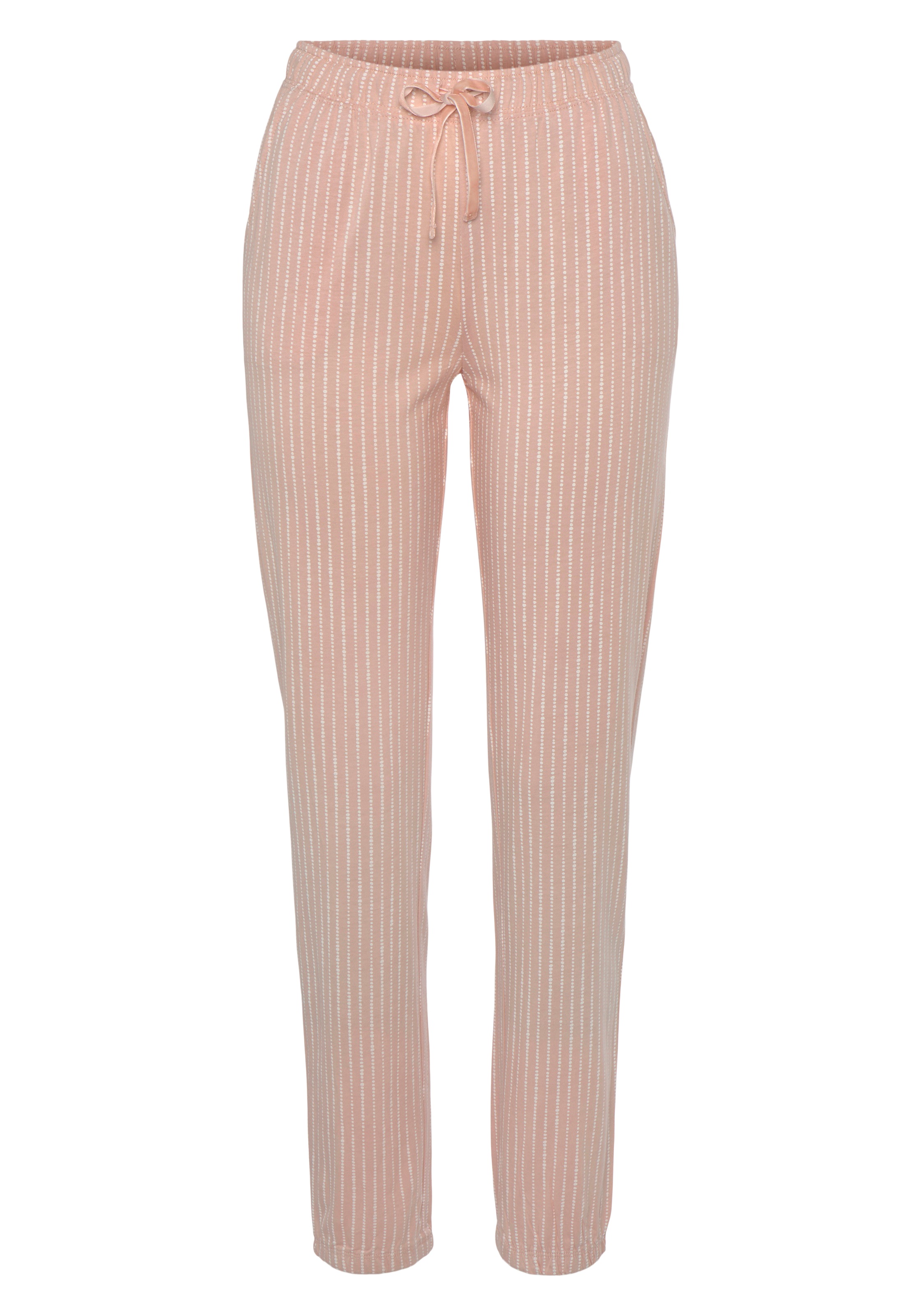 Vivance Dreams Pyjamahose, mit Samtband am elastischen Tunnelzugbund