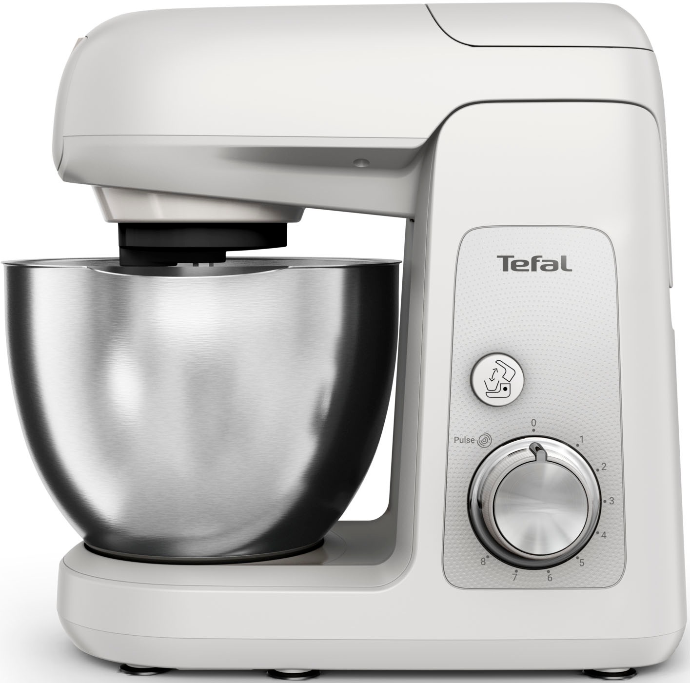 Tefal Küchenmaschine »QB525B Bake Partner«, langlebiges Metallgetriebe, planetarisches Rührsystem