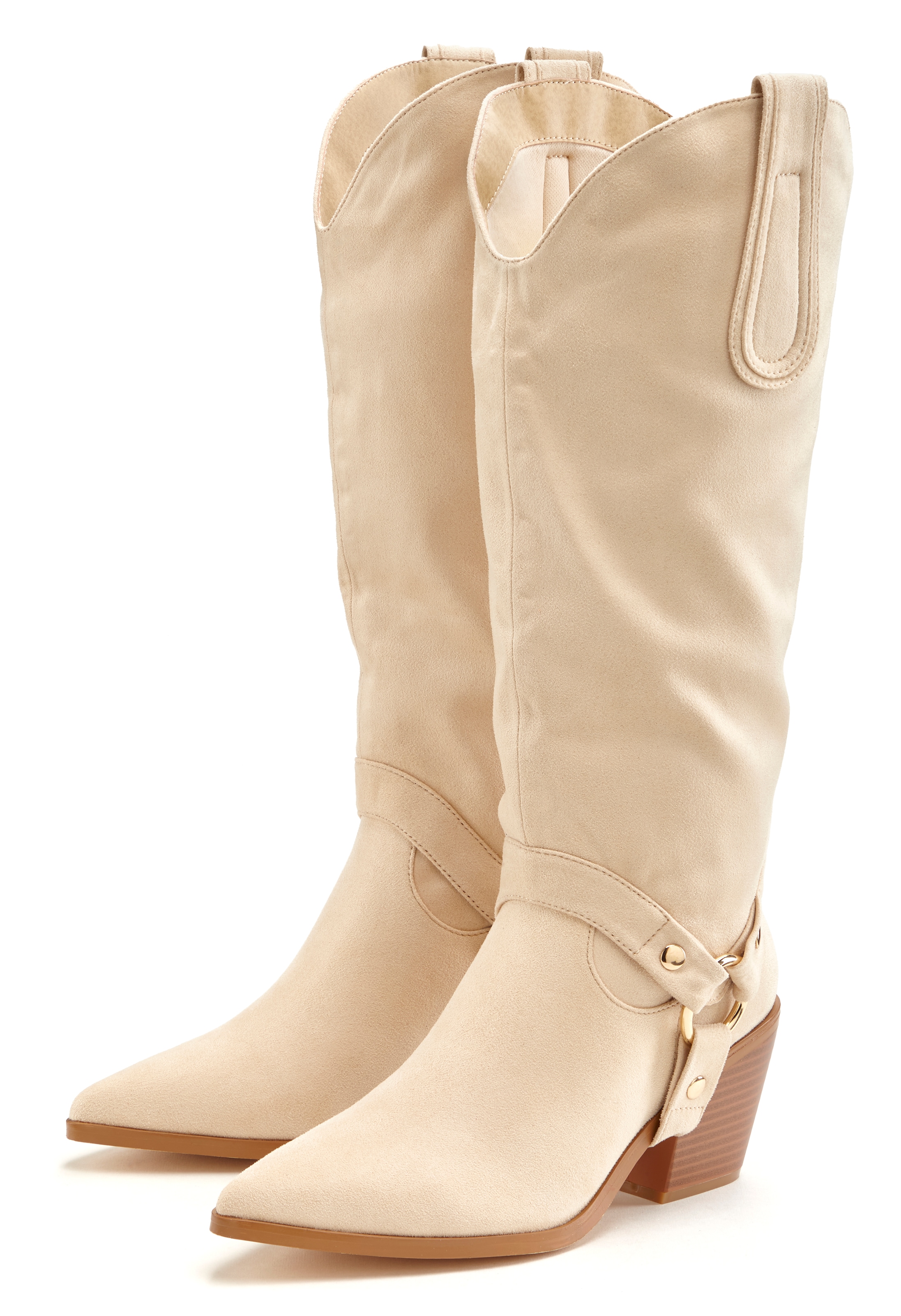 Stiefelette »Cowboy Stiefel, Slouchy Boots«, mit abnehmbarem Schaft, Stiefel, Boots VEGAN