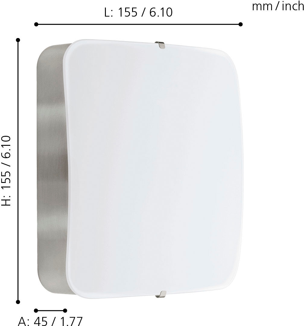 EGLO Deckenleuchte »CUPELLA«, 1 flammig, Leuchtmittel LED-Board | LED fest integriert