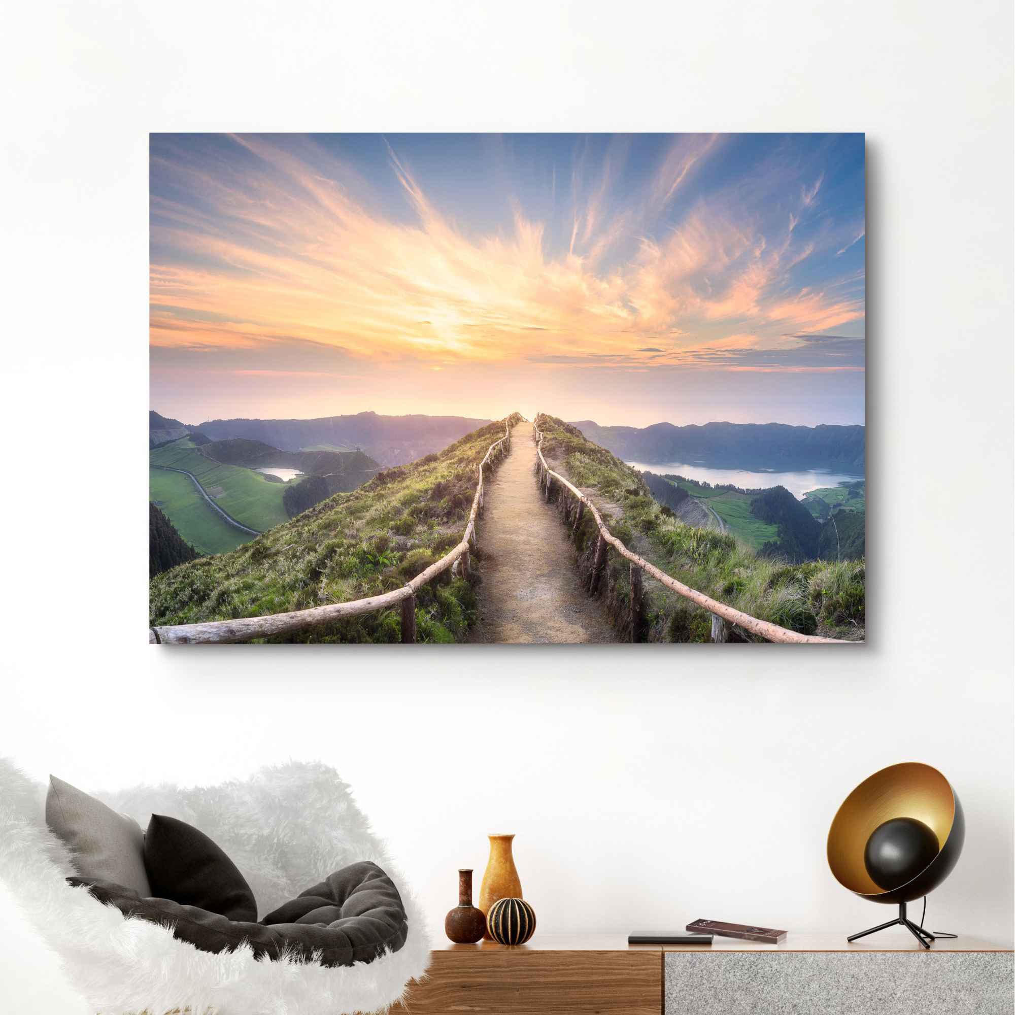 Reinders Wandbild "Morgenröte Berge - Sonnenaufgang - Natur", (1 St.) günstig online kaufen