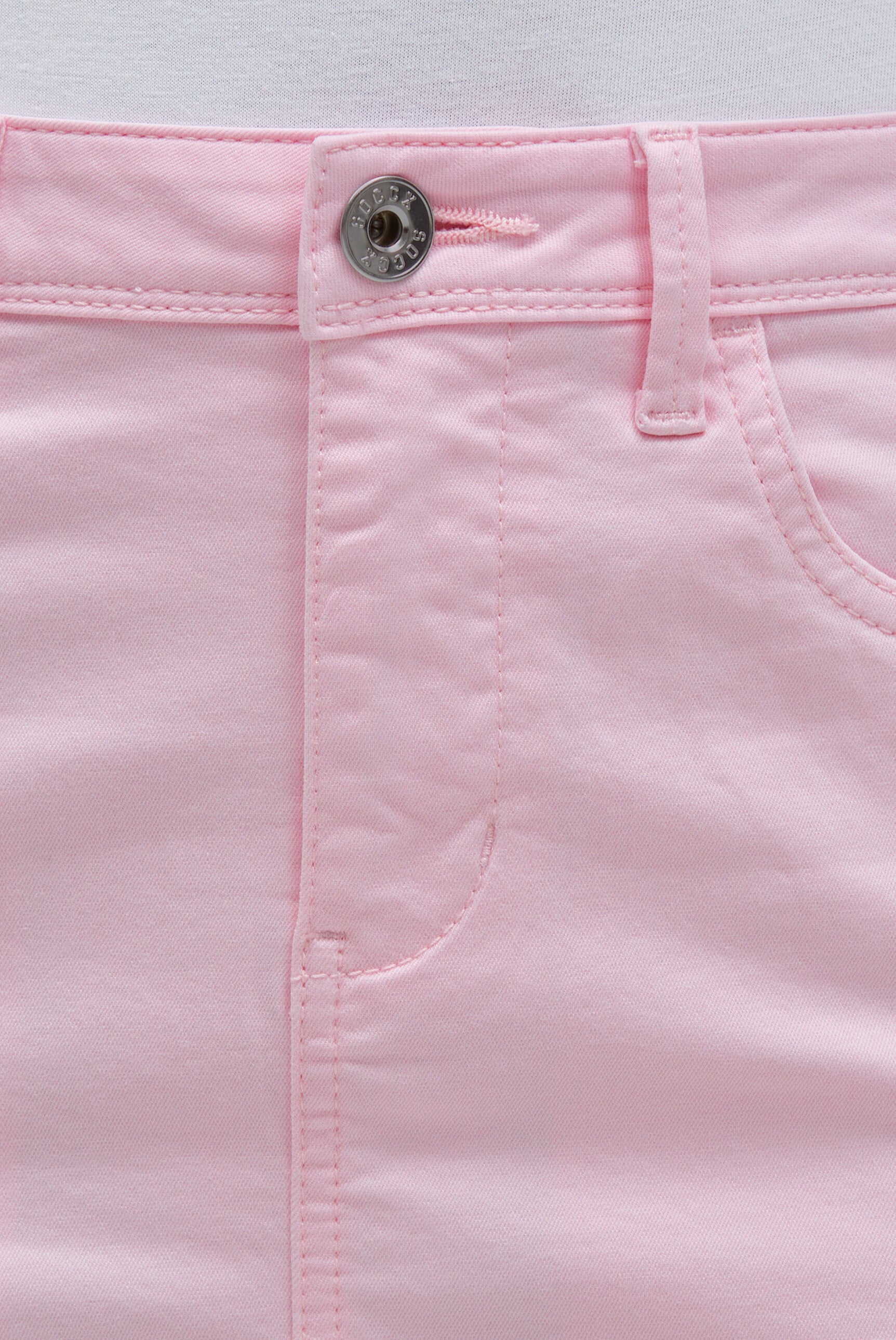SOCCX Jeansrock mit Gehschlitz