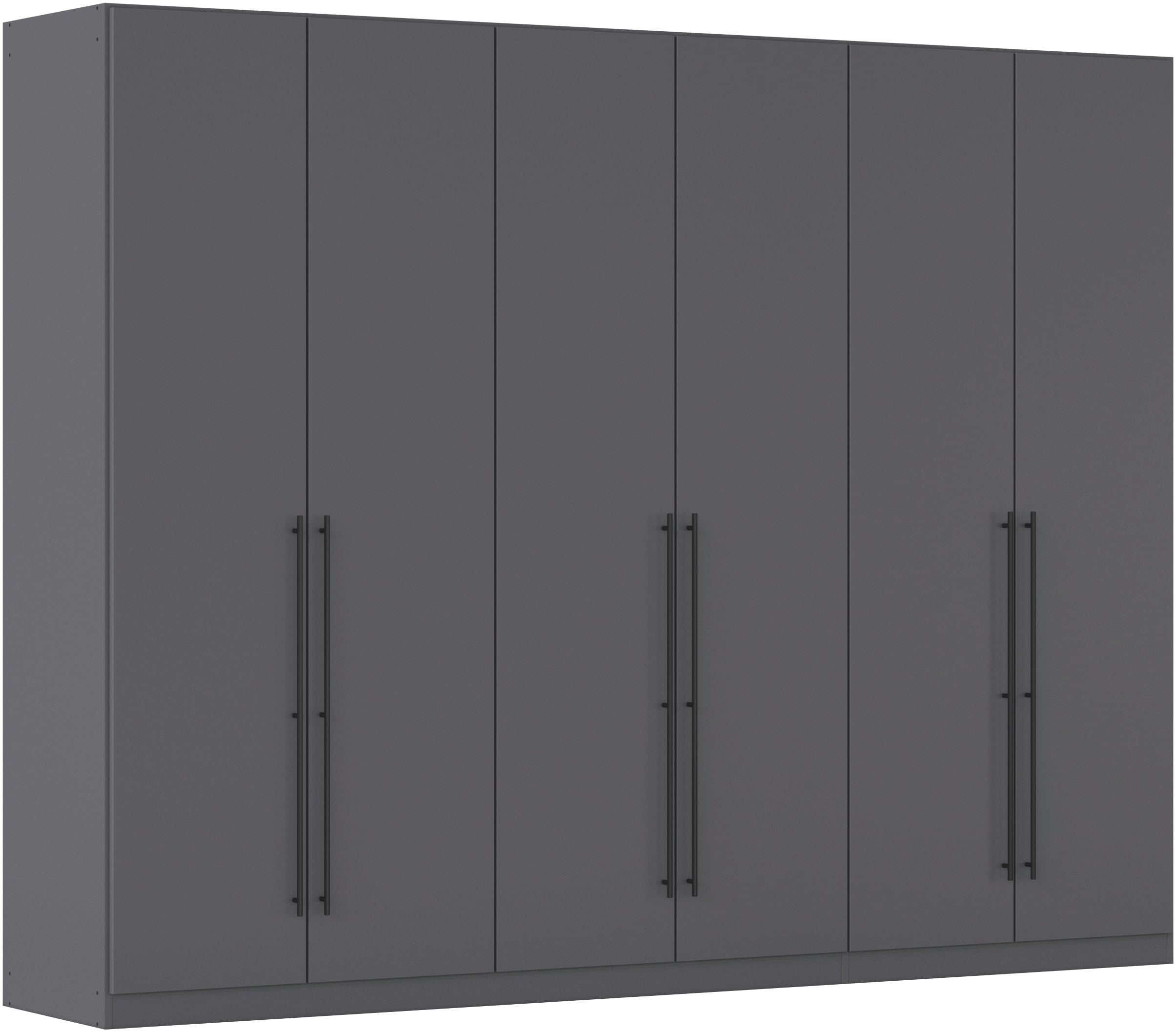 OTTO home Kleiderschrank "Mehrzweckschrank Aktenschrank Möbel Mietswohnung Schlafzimmer AVOLA" 3 verschiedene Ausstattungen BASIC/CLASSIC/PREMIUM (inkl. SOFT-CLOSE), mit hochwertigen Stangengriffen in Schwarz aus Metall MADE IN GERMANY