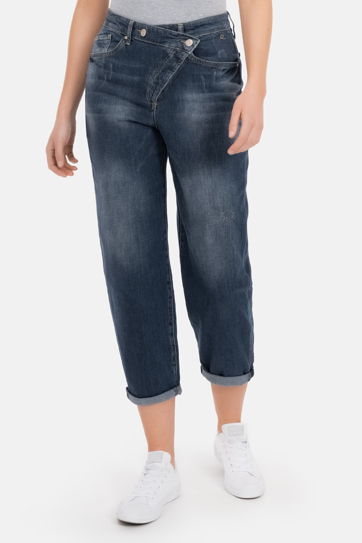 Recover Pants 5-Pocket-Jeans "Gianna", mit diagonalem Verschluss günstig online kaufen