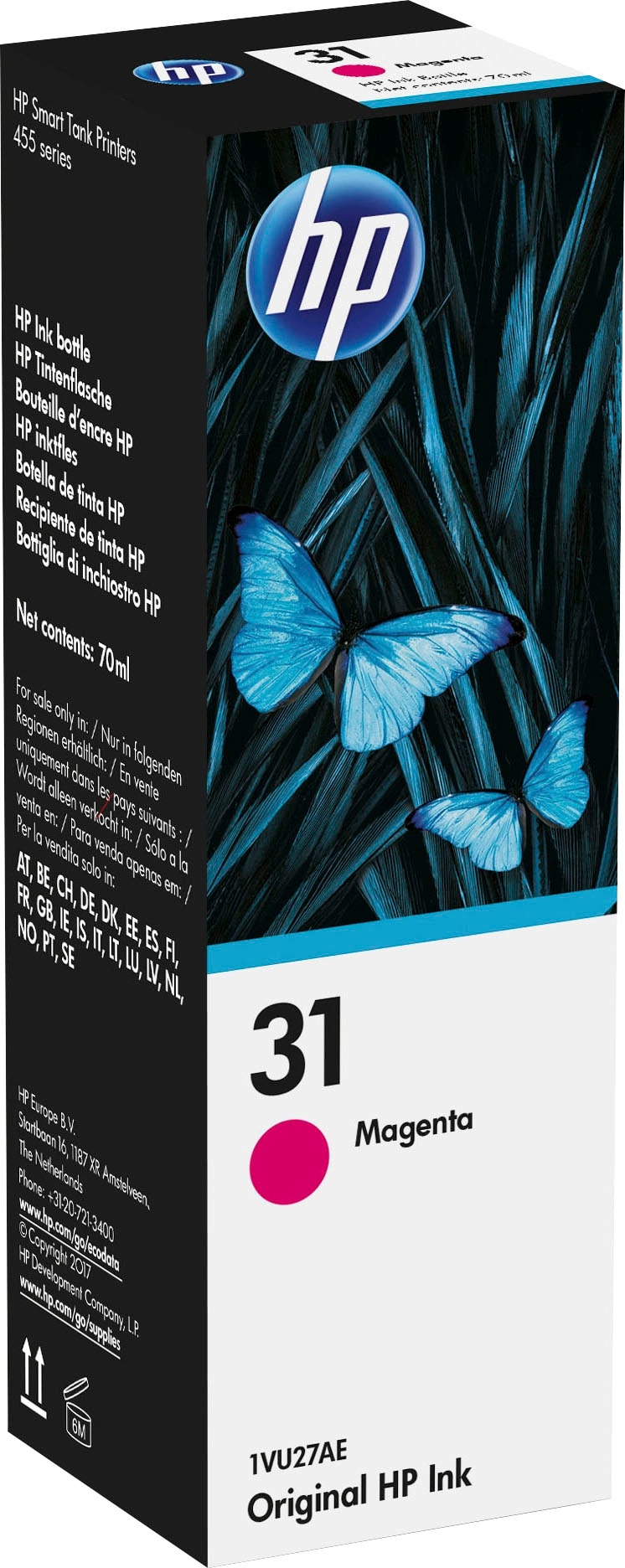 Black Friday HP Nachfülltinte »31 Magenta Original Tintenflasche, 70 ml«, für  HP, (1 St.) | BAUR