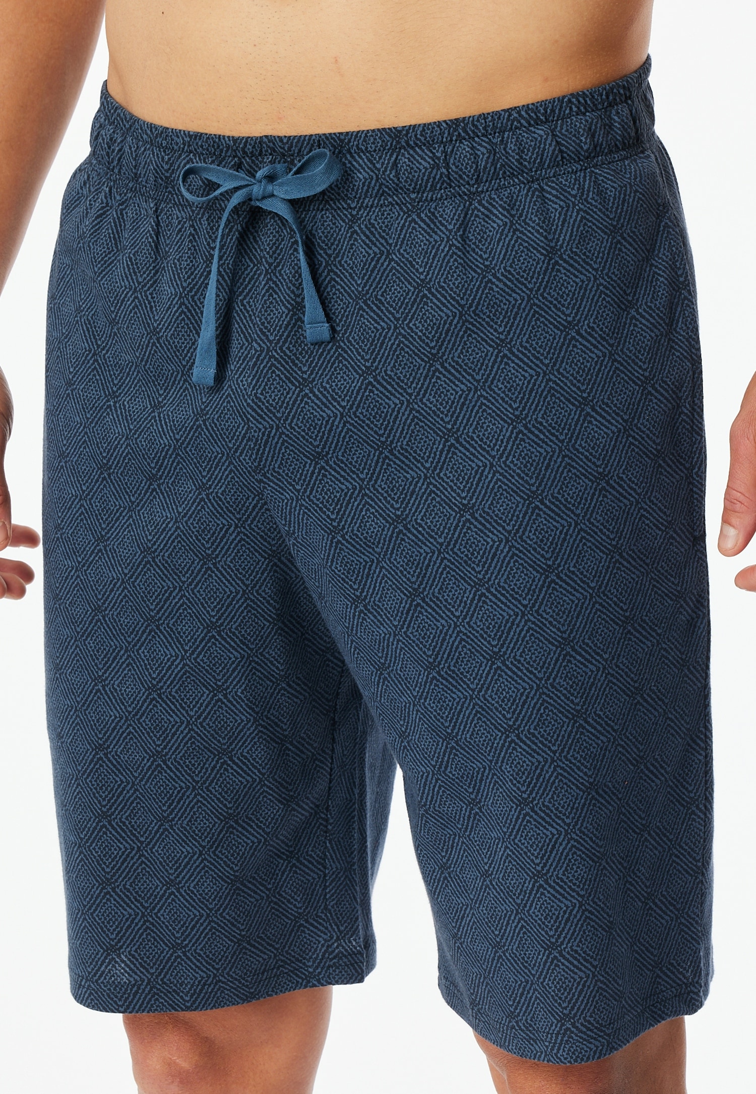 Schiesser Pyjamahose "Mix + Relax", Baumwolle, seitliche Taschen, Bindekord günstig online kaufen