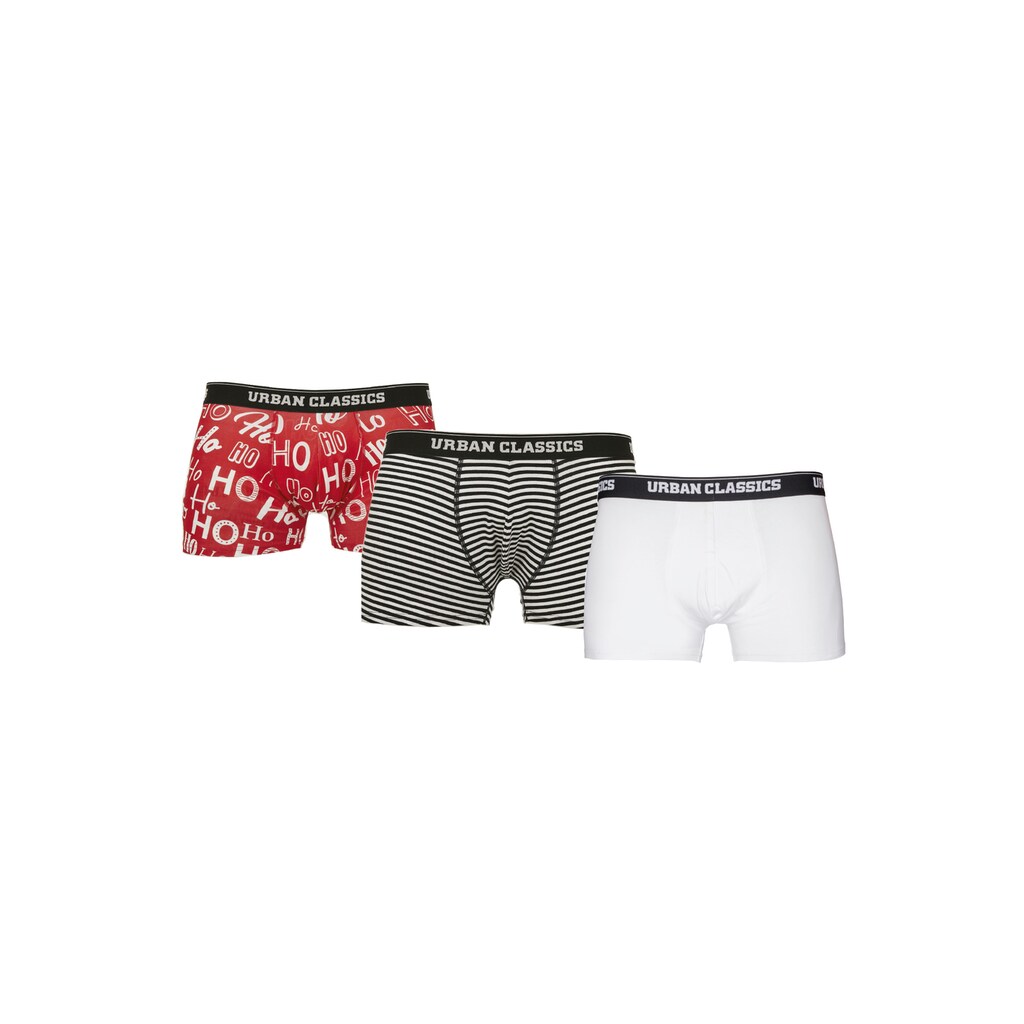 URBAN CLASSICS Boxershorts »Männer Boxer Shorts 3-Pack«, (1 St.)