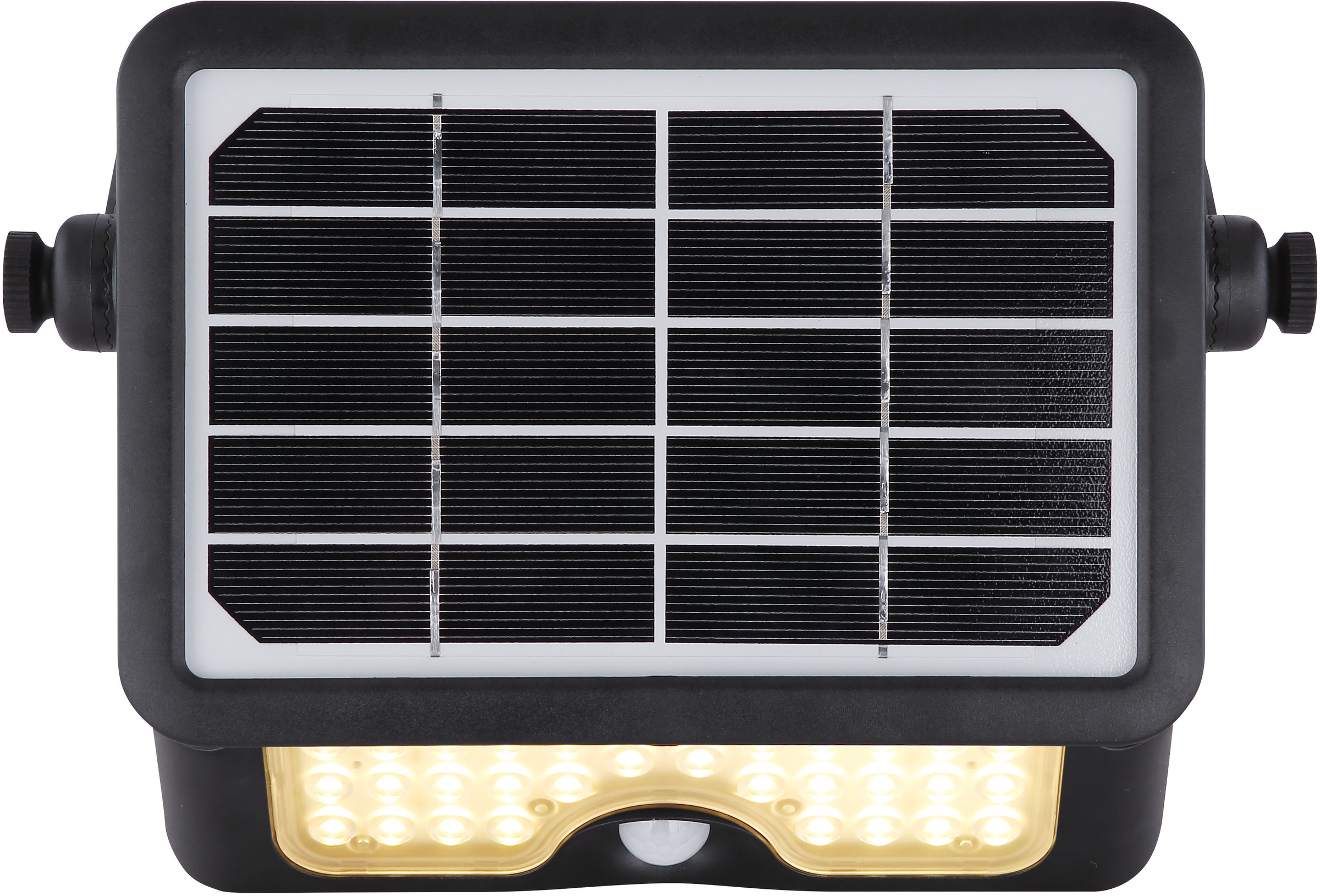 GLOBO LIGHTING LED Solarleuchte »SOLARLEUCHTE KUNSTSTOFF SCHWARZ, 1XLED«, Leuchtmittel LED-Modul | LED fest integriert, Solar/IP65/Baustrahler/schwenkbar/3000K