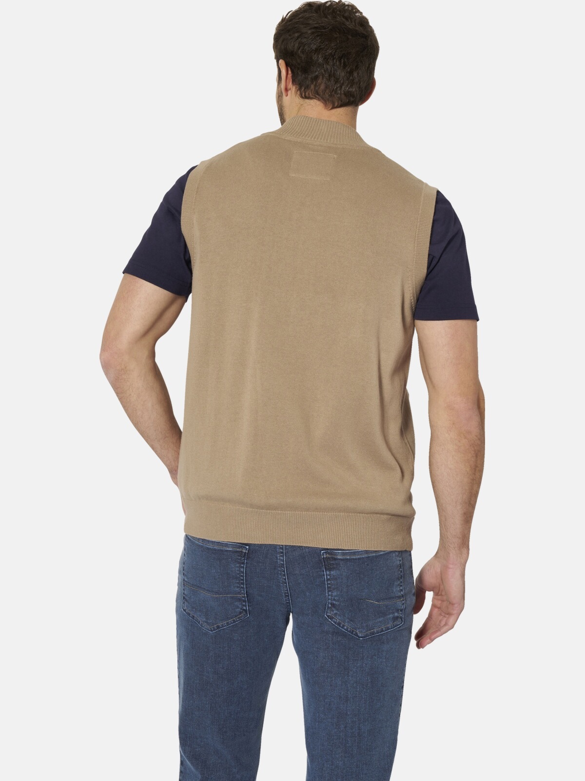 Strickweste BABISTA "Strickweste RENAR", Herren, Gr. 4XL, beige, Obermaterial: 100% Baumwolle CO., Westen Strickweste 2
