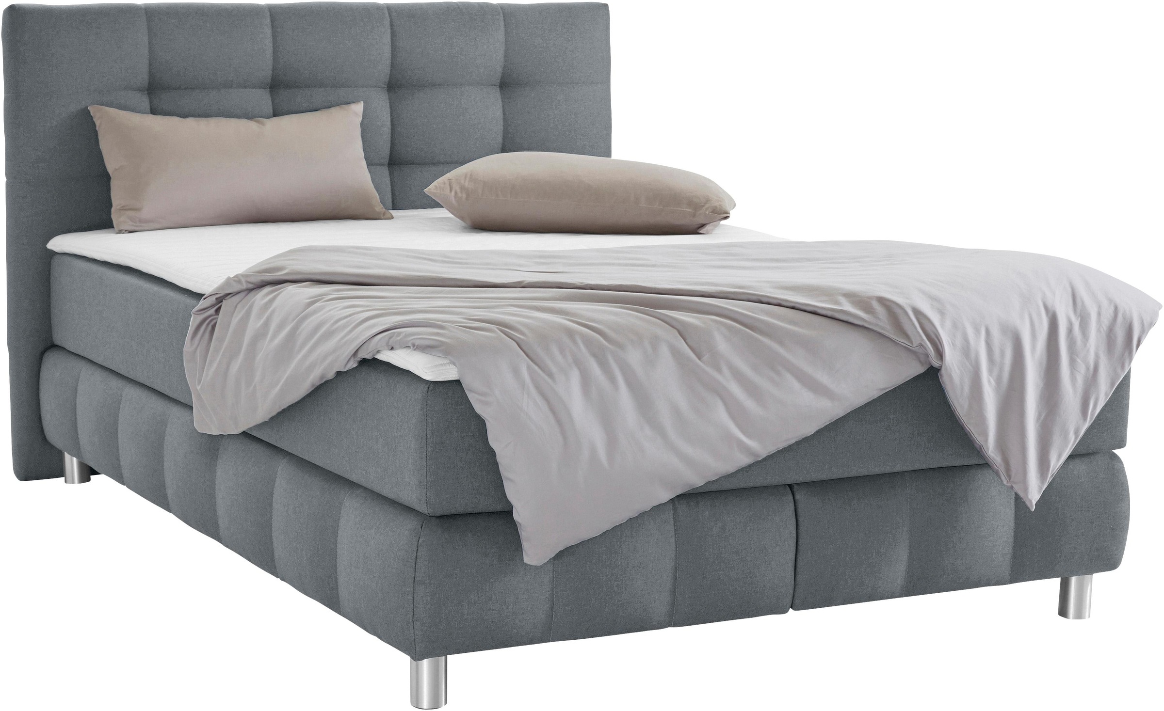 Home affaire Boxspringbett "Salo" incl. Topper, 6 Breiten, 2 Härtegrade, TF günstig online kaufen