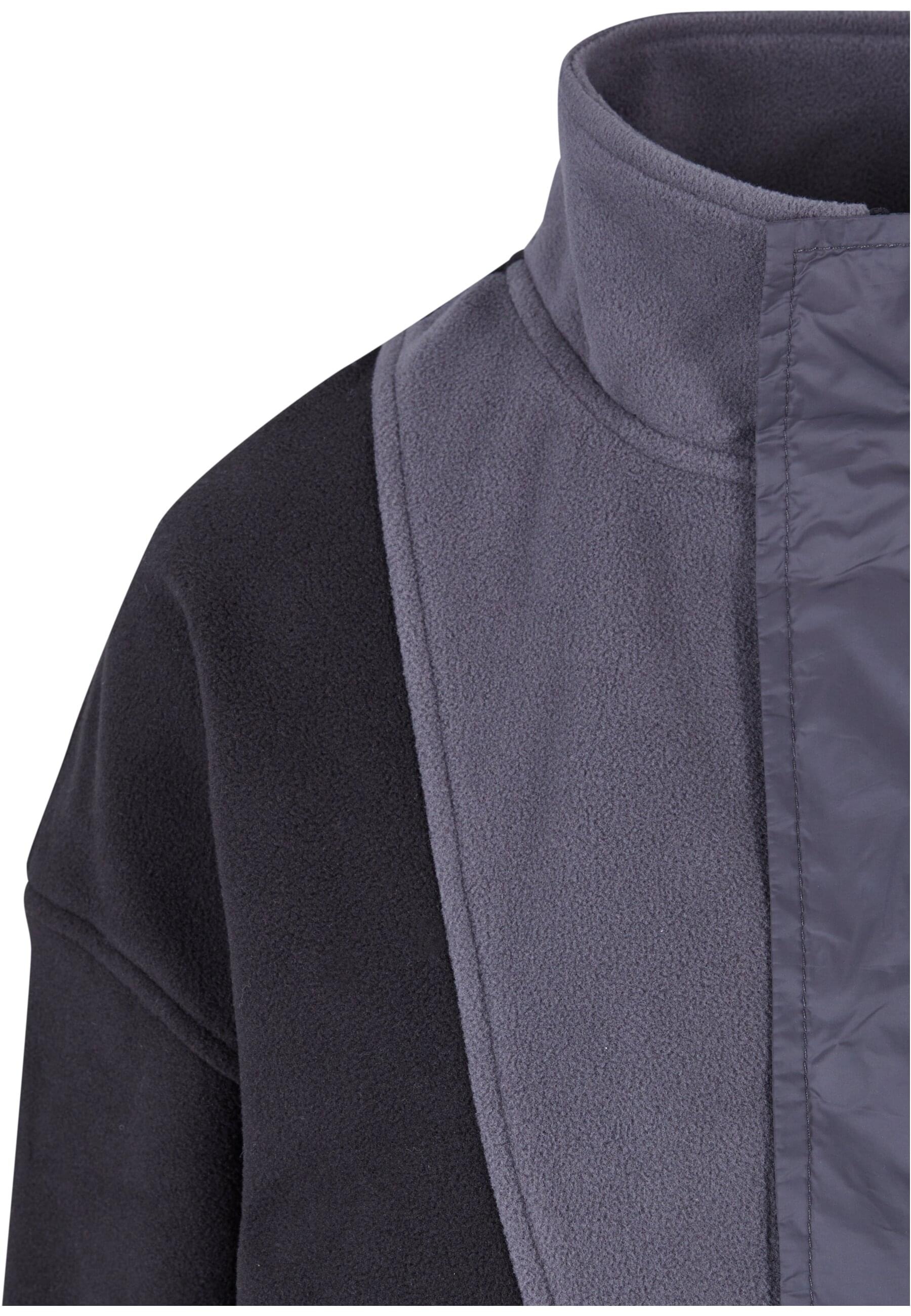 URBAN CLASSICS Trainingsjacke »Urban Classics Damen Ladies Polarfleece Track Jacket«, (1 St.), ohne Kapuze