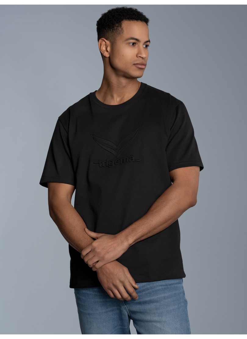 Trigema T-Shirt "TRIGEMA Heavy Oversized T-Shirt mit 3D-Motiv" 1 Stk. tlg. günstig online kaufen