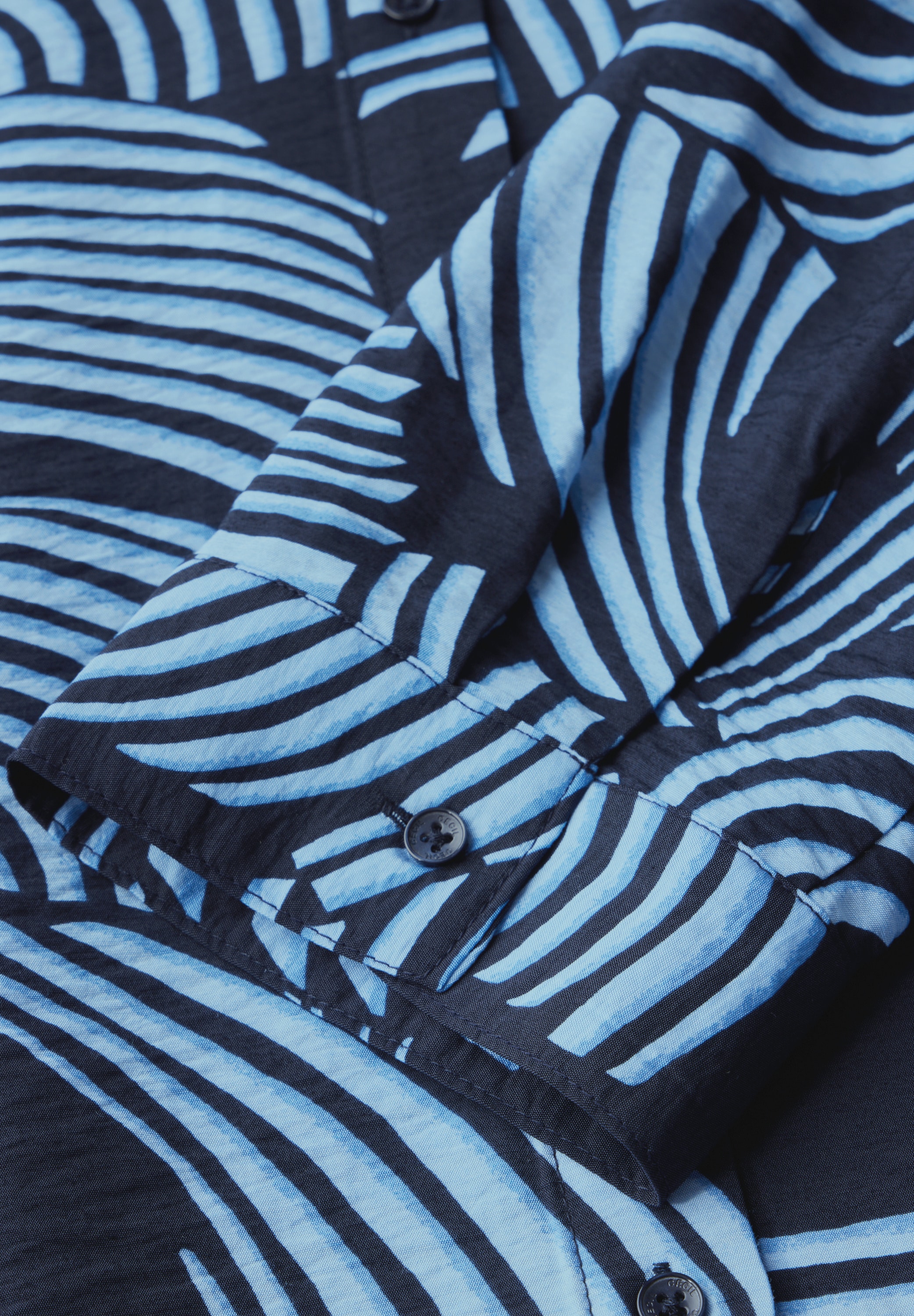 Cecil Hemdbluse, mit Seitlichen Einschlitzen am Saum