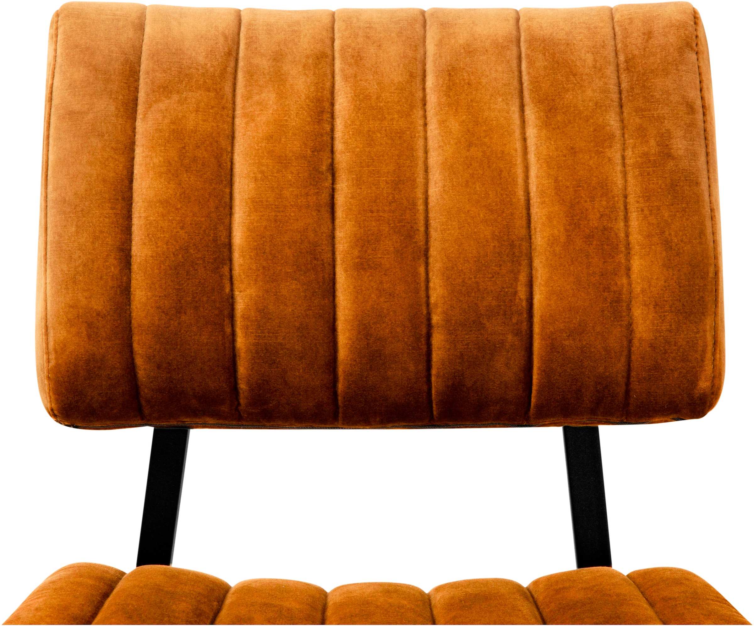 OMG Design Esszimmerstuhl »Ivan«, (Set), 1 St., Stoff, pflegeleichter Samtvelour Bezug, Küchenstuhl