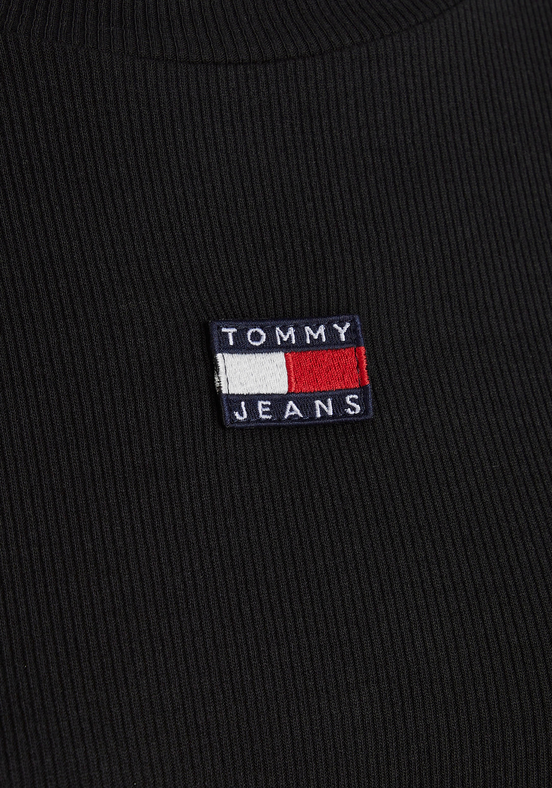 Tommy Jeans für kaufen XS Logo-Badge Rundhalsshirt BADGE BBY | BAUR LS«, mit »TJW