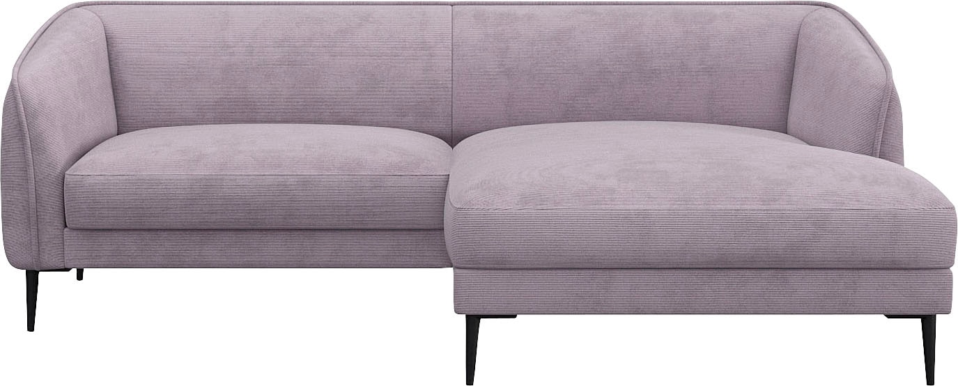 FLEXLUX Ecksofa "Belle Designsofa, bequem durch Kaltschaum im Sitz, OTTOs C günstig online kaufen