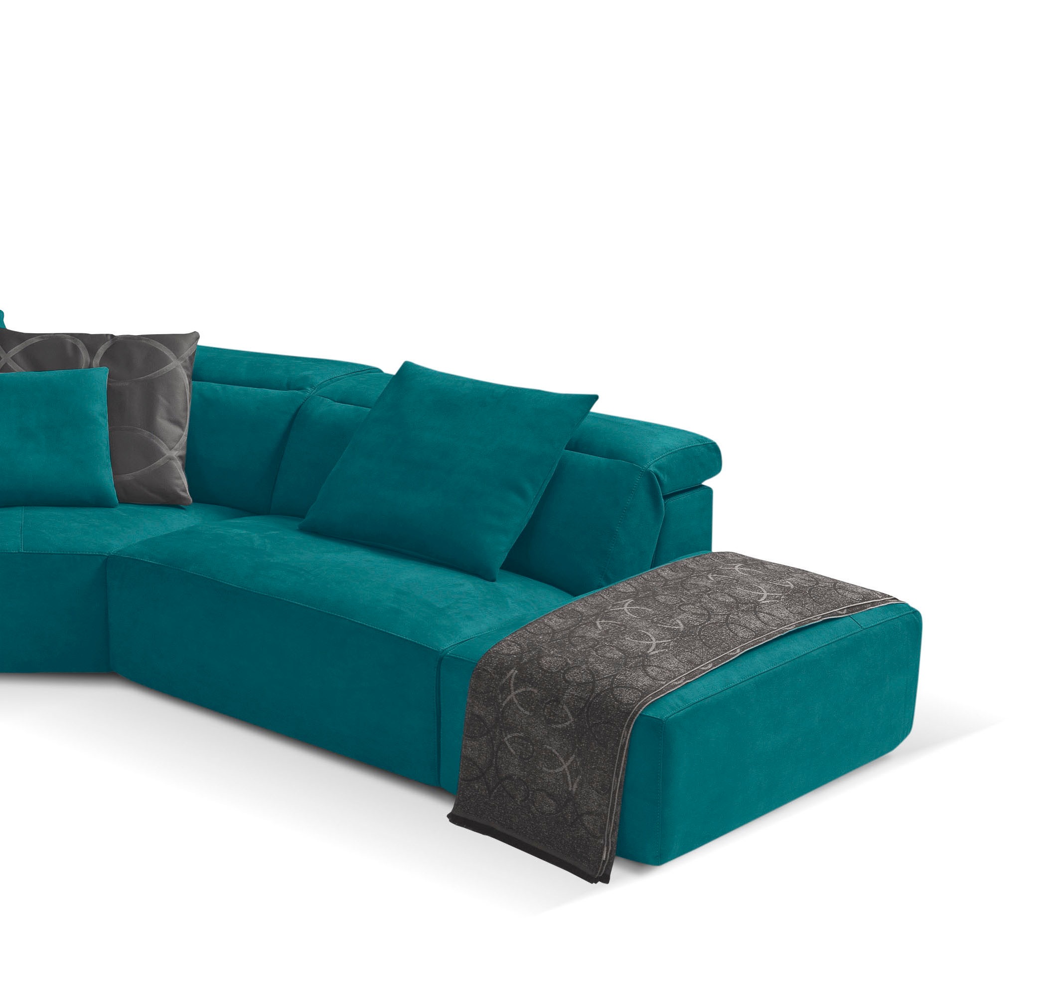 Thumbnail - Egoitaliano Ecksofa "Beverly, extravangantes Designsofa mit erstklassigem Sitzkomfort" wahlweise mit elektrischer Relaxf...