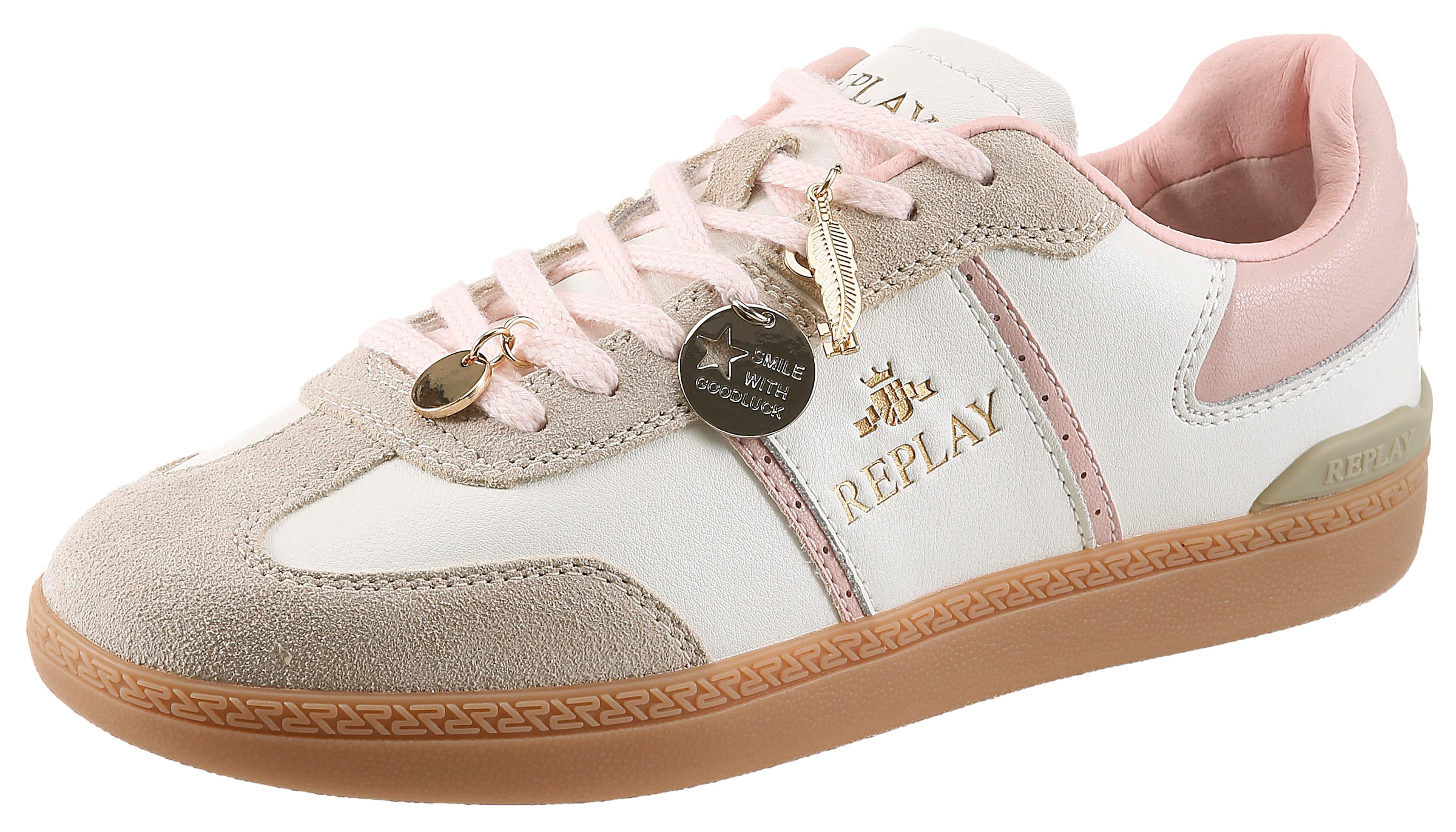 Replay Plateausneaker Trend-Sneaker, Halbschuh, Schnürschuh mit Schmuckelem günstig online kaufen