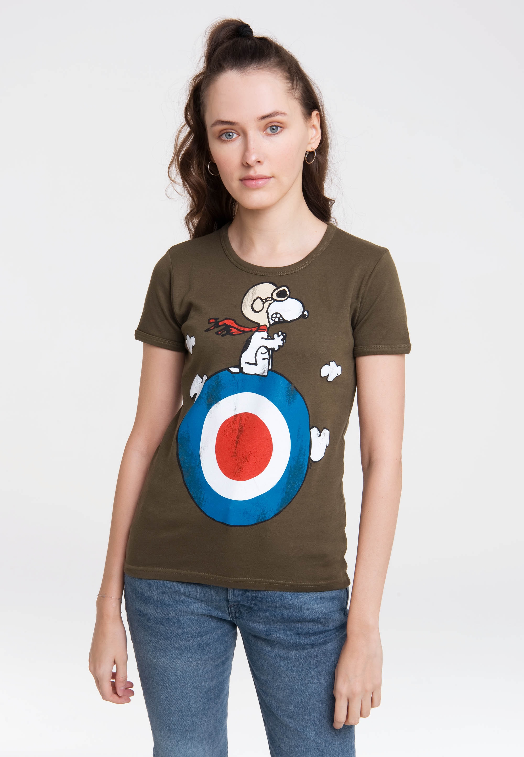 »Peanuts«, | T-Shirt für Design mit BAUR LOGOSHIRT lizenziertem bestellen