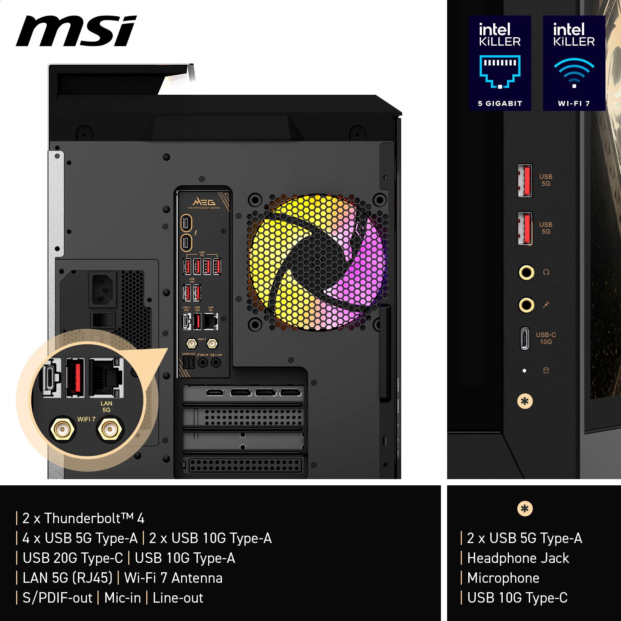MSI Gaming-PC »MEG Vision X AI 2NVZ9-006DE«