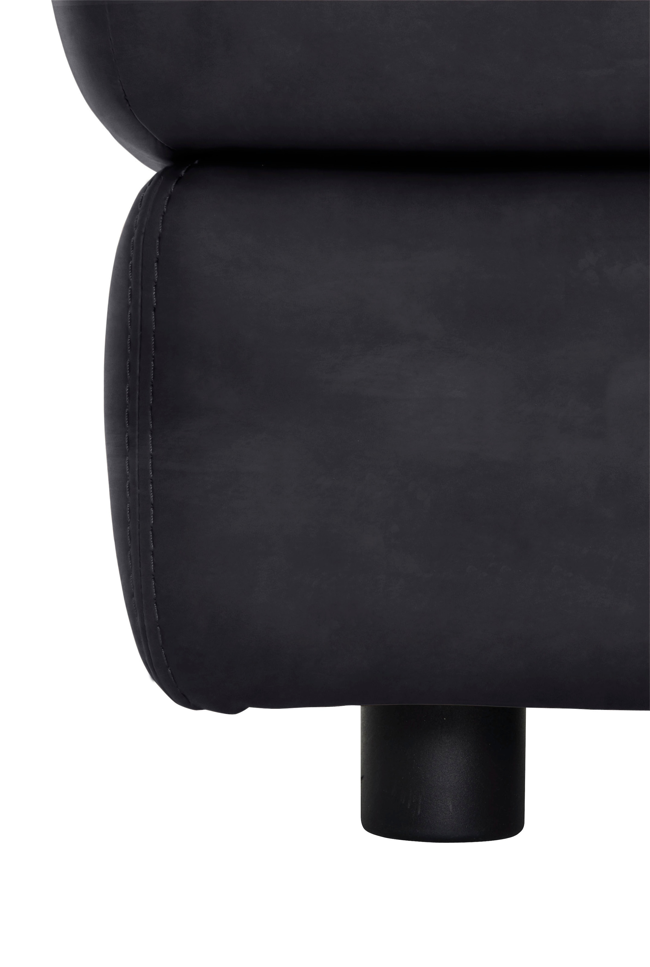 CALIA ITALIA Hocker »Gaia, in edlem Design und mit erstklassigem Sitzkomfort«, aus pflegeleichtem Luxus-Microfaser Ginevra Hydro Care