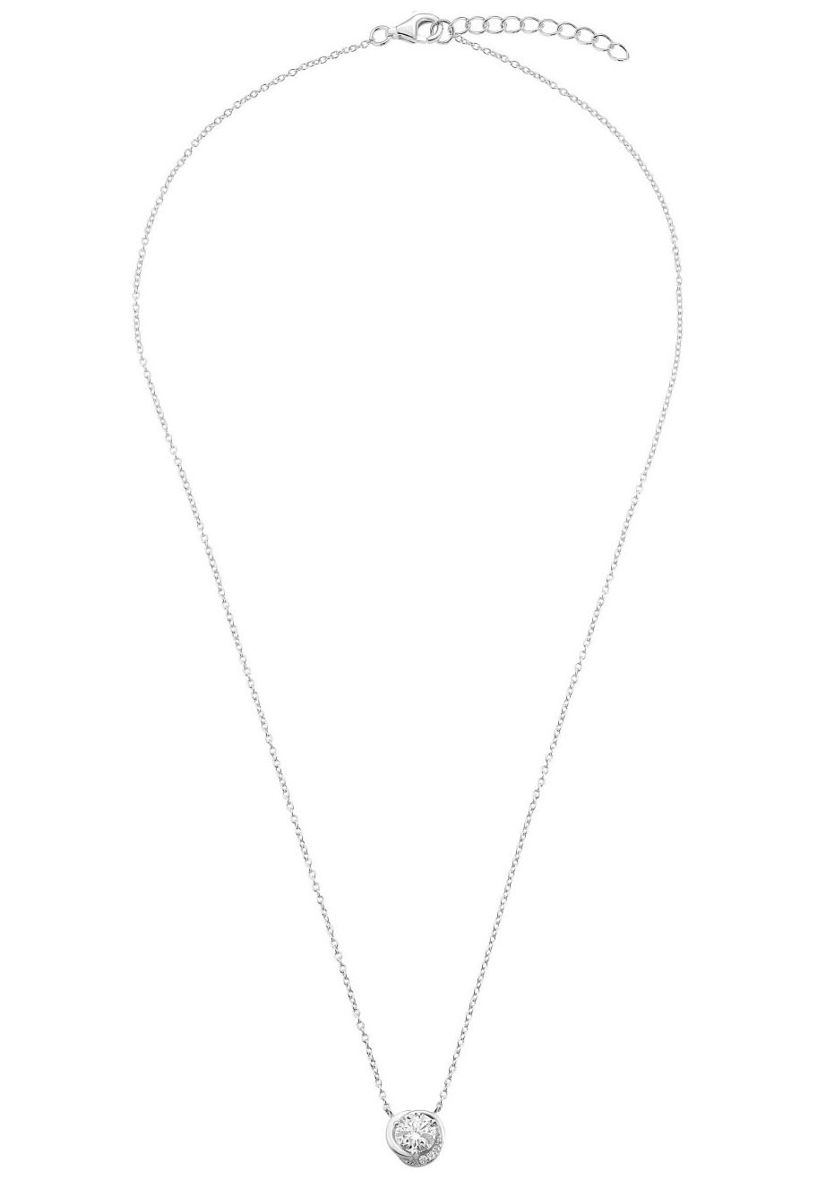 Amor Kette mit Anhänger »Silver Sparkle 2022402« mit Zirkonia SV8834