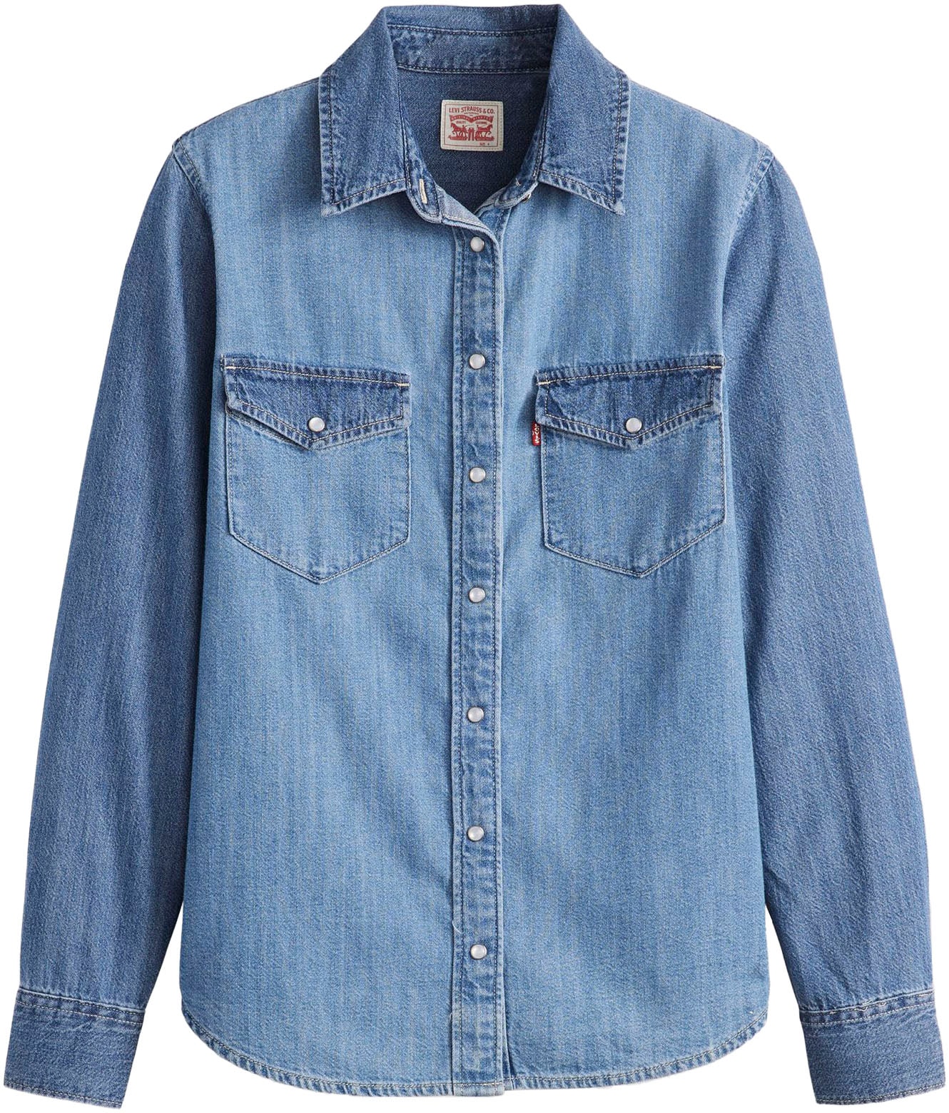 Levi's® Jeansbluse »ESSENTIAL WESTERN«, mit Brusttaschen mit Druckknöpfen