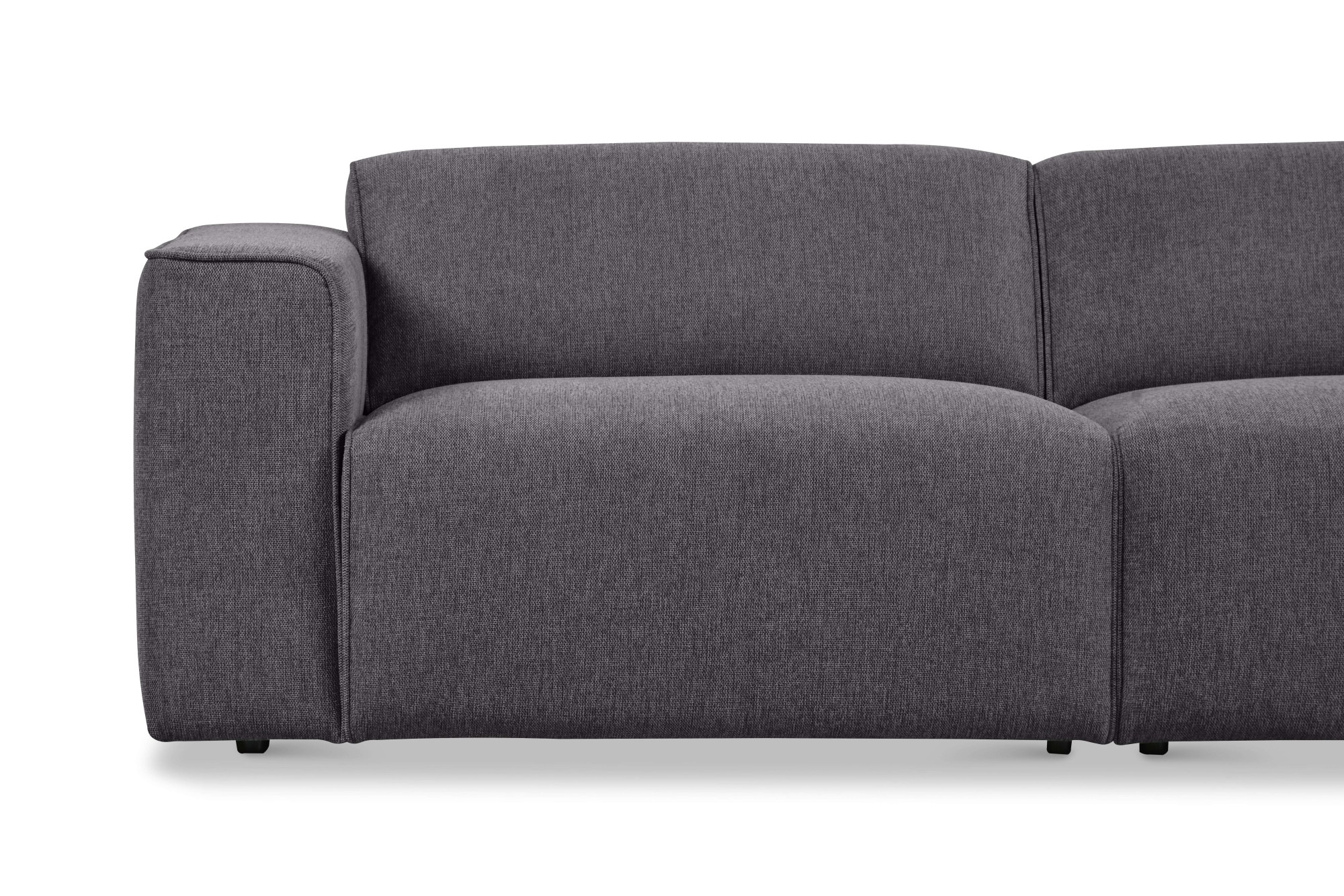 andas 3-Sitzer »Noord«, mit Kedernaht, Breite 232 cm, Cord, Struktur, Webstoff