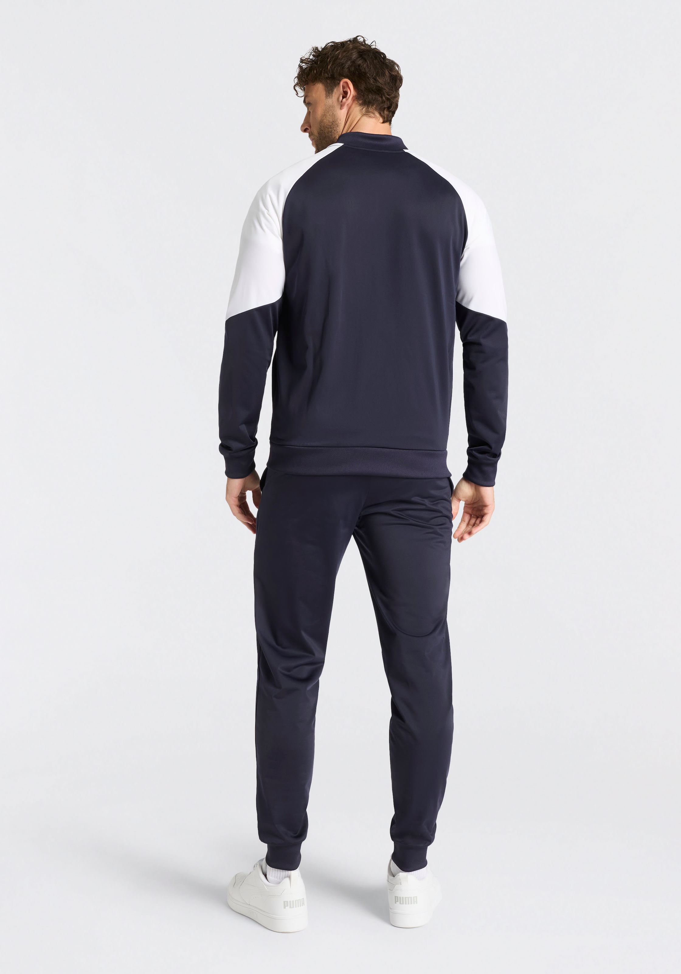 PUMA Trainingsanzug »POLY BASEBALL SUIT« 2 tlg. Regular Fit, ohne Kapuze
