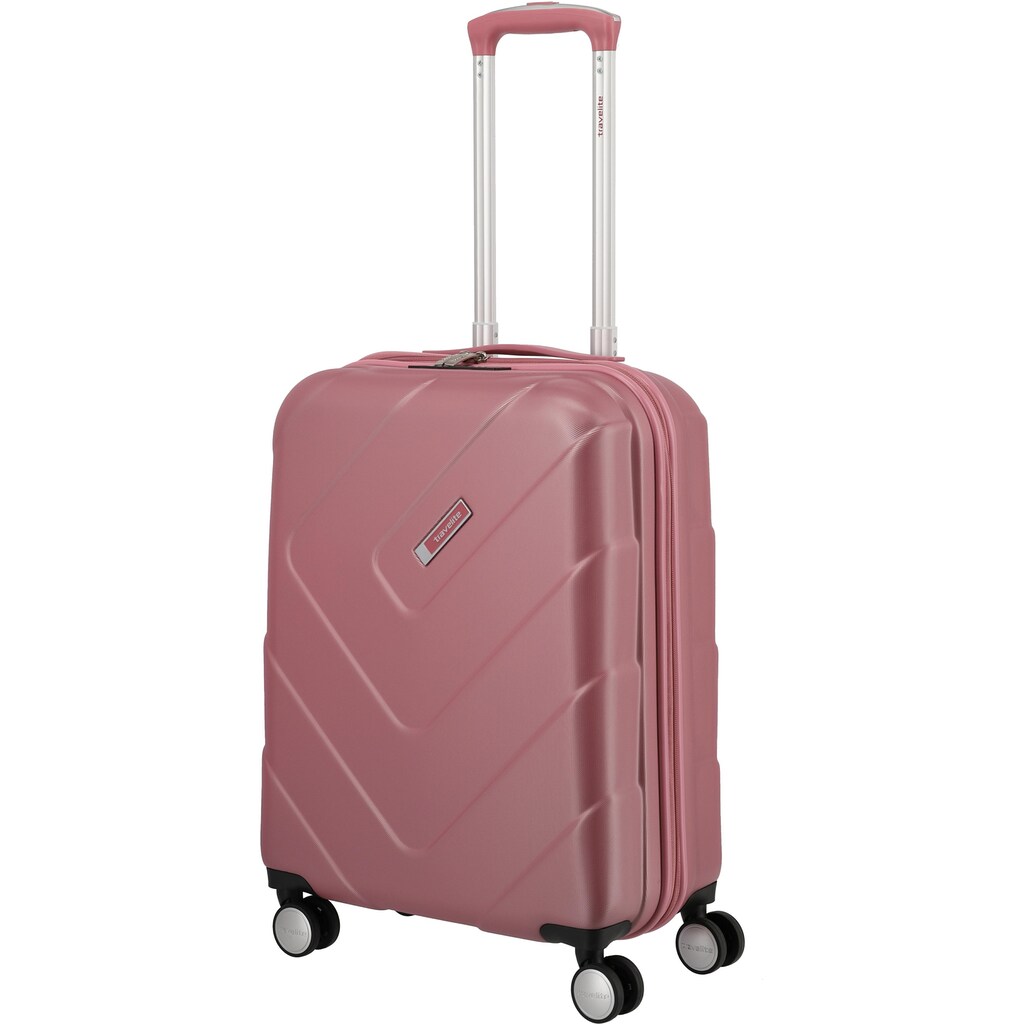 travelite Trolleyset »Kalisto, rose«, (3 tlg.), mit Volumenerweiterung;