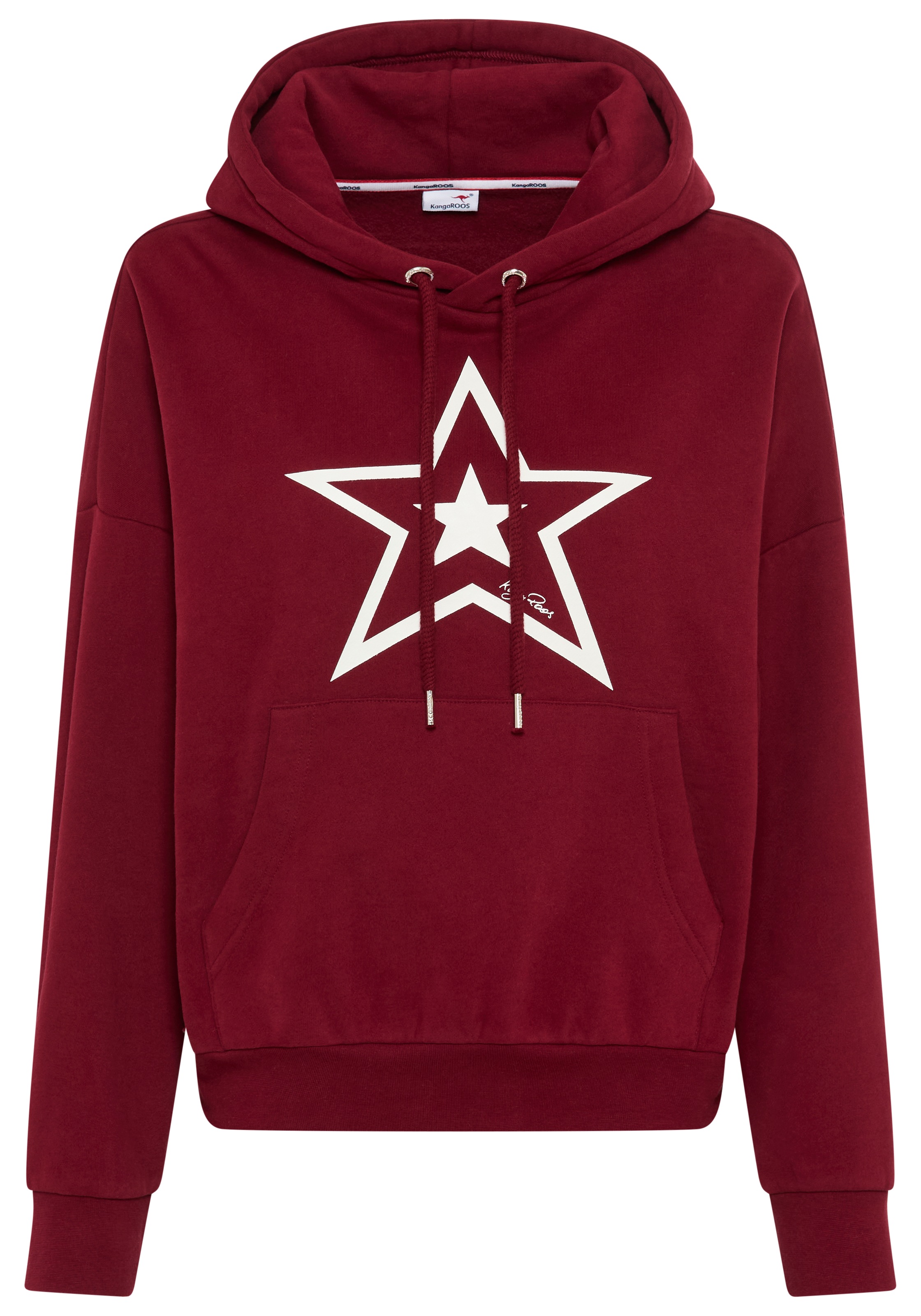 KangaROOS Kapuzensweatshirt, mit Stern-Print