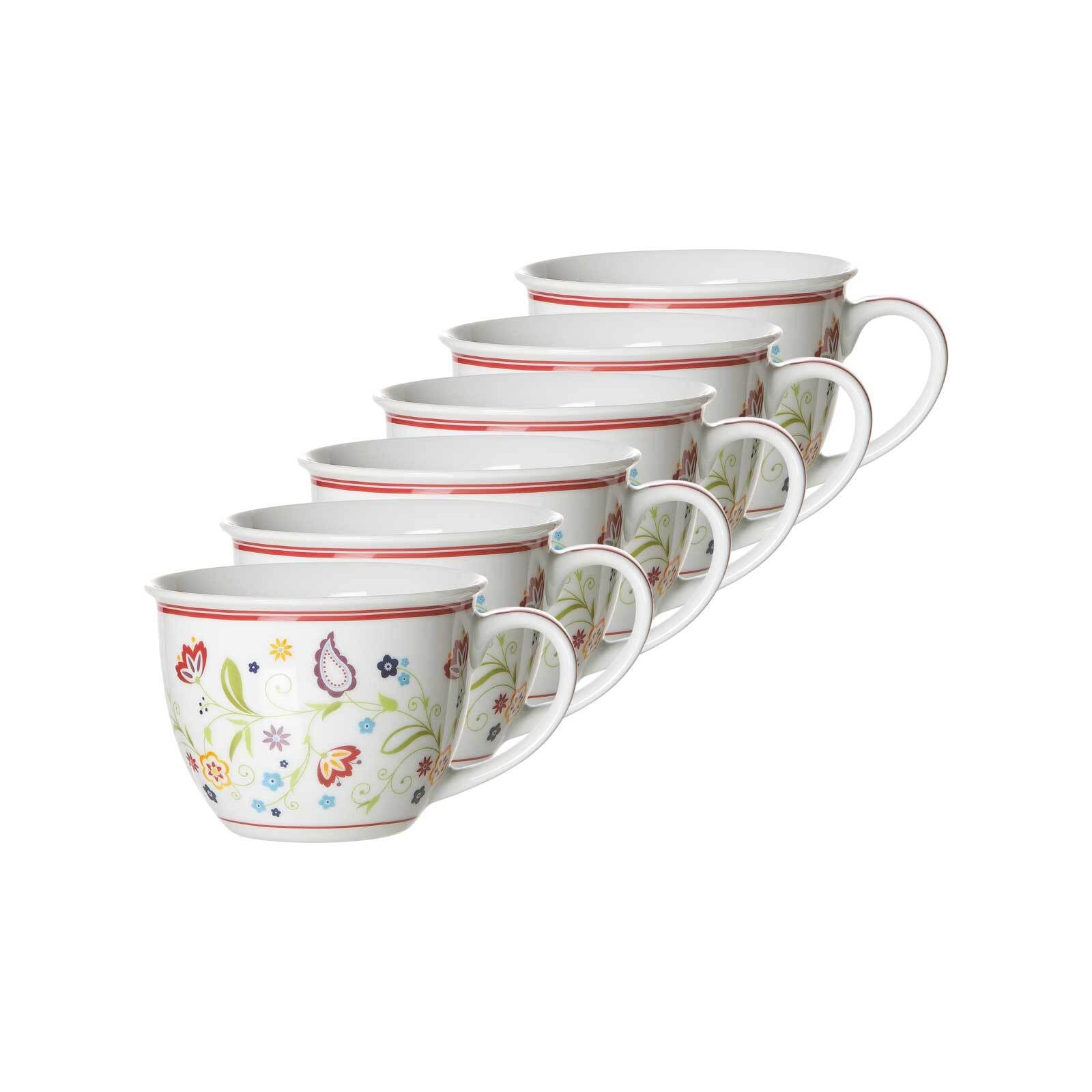 Ritzenhoff & Breker Tasse "Jumbotassen Shanti 350 ml 6er Set bunt" günstig online kaufen