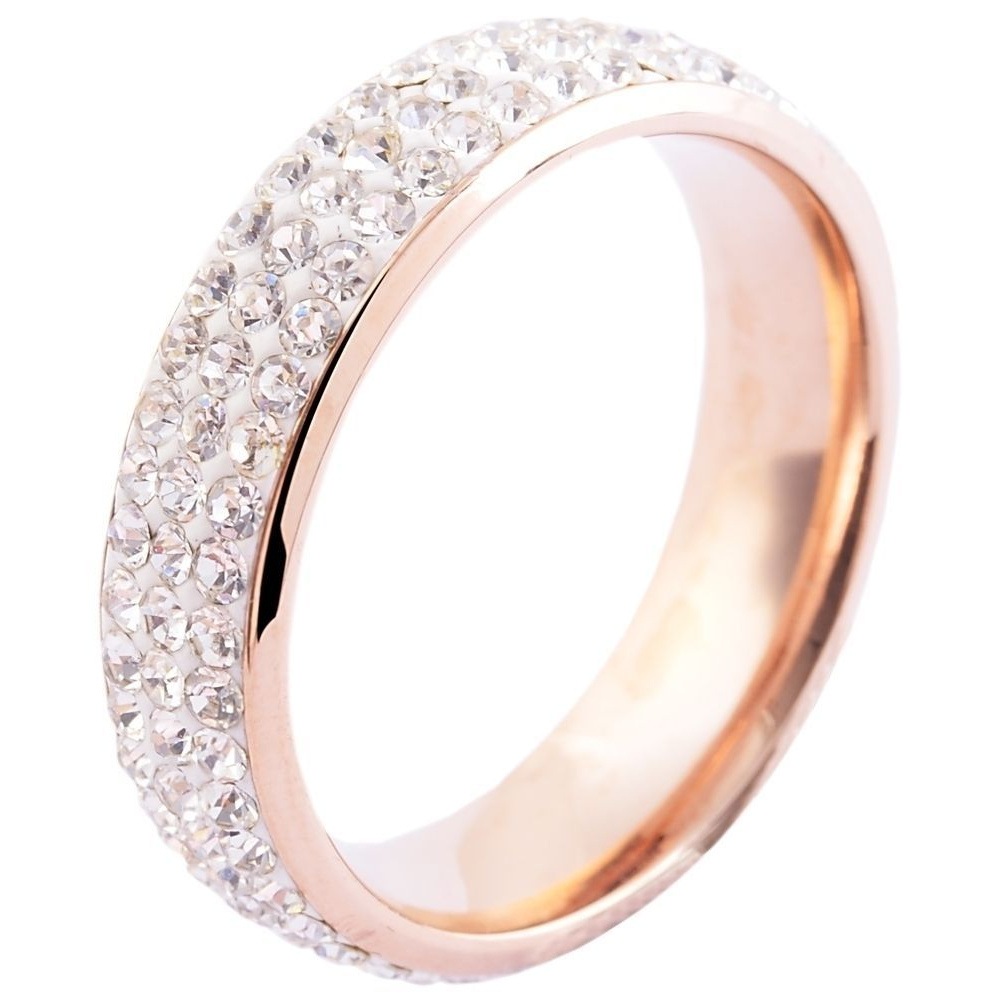 Fingerring ADELIA´S "Damen Ring aus Edelstahl" Gr. 60, gold, Fingerringe, Damen, 60, Edelstahl, Fingerring 8