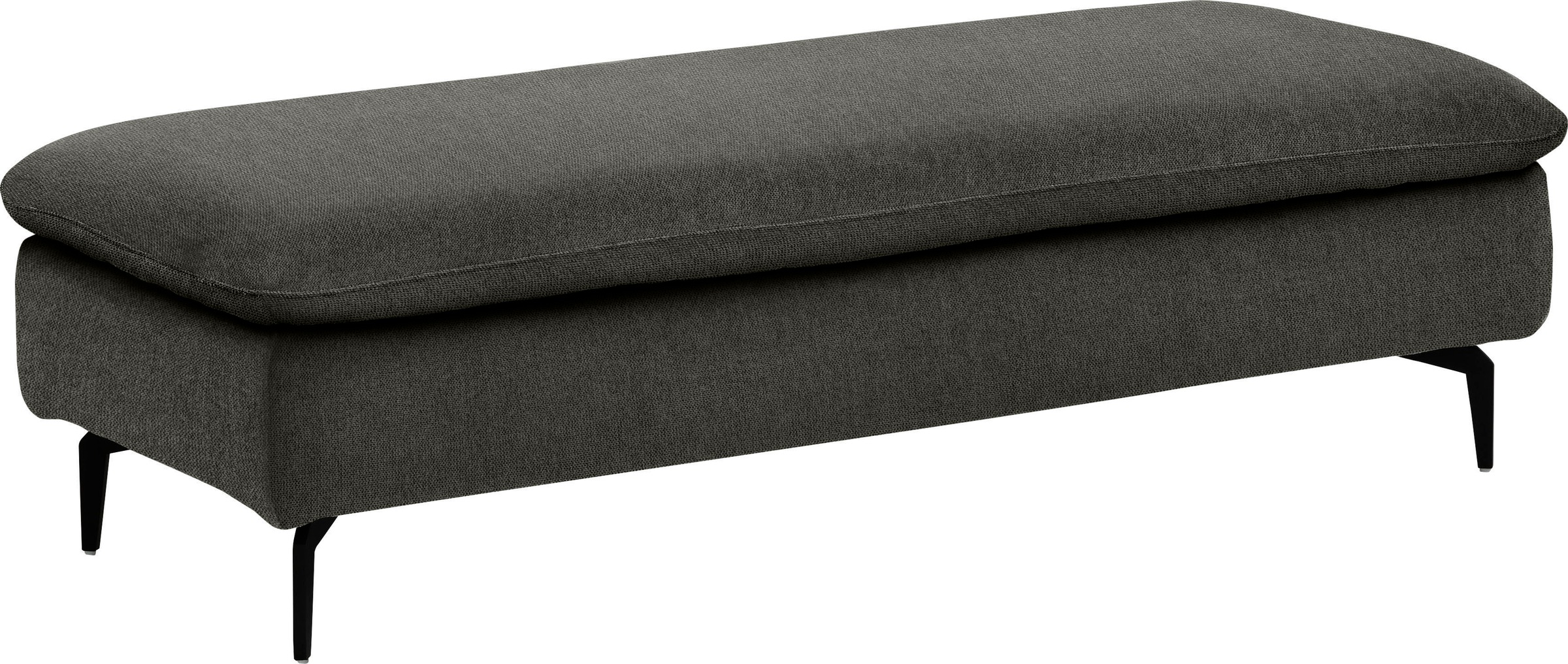 W.SCHILLIG Ecksofa »valentinoo, Designsofa, bequem, elegant und zeitlos, L-Form«, (Set), inklusive Hocker, mit Sitztiefenverstellung, Breite 299 cm