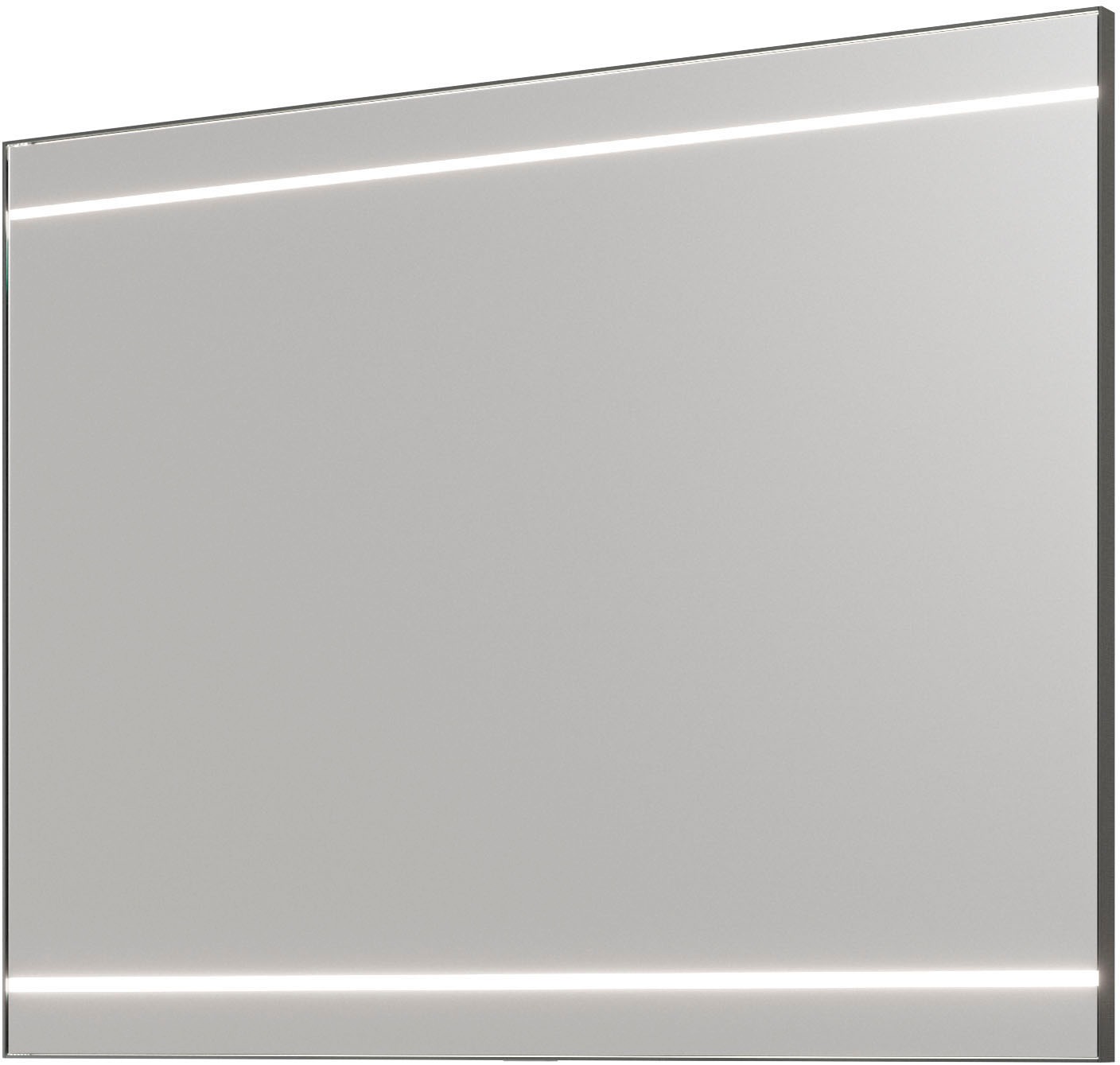 Saphir Badmöbel-Set »Balto 2-teilig Mineralmarmor-Waschtisch mit LED-Spiegel, Waschplatz«, (2 St.), 92 cm breit, mit 2 Schubladen, Badschrank inkl. Schubladendämpfer
